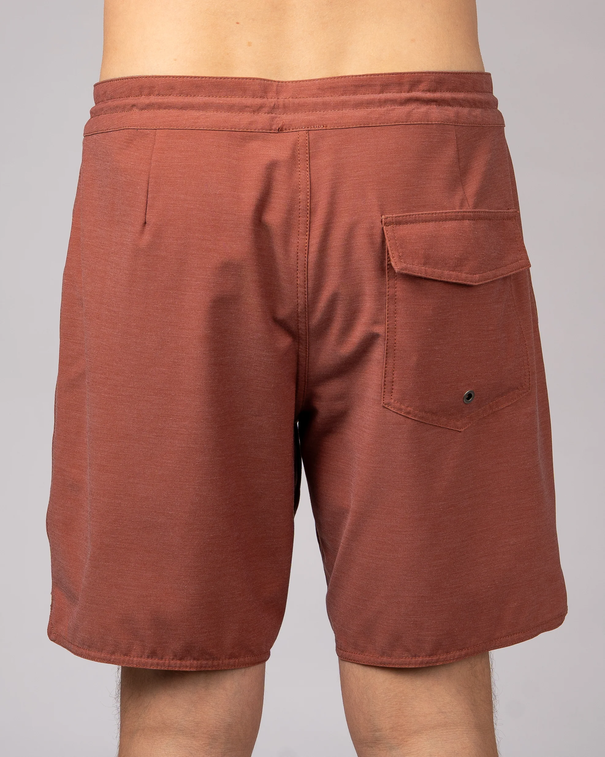 17.5" Lowdown Boardshorts - Rust - Image 2
