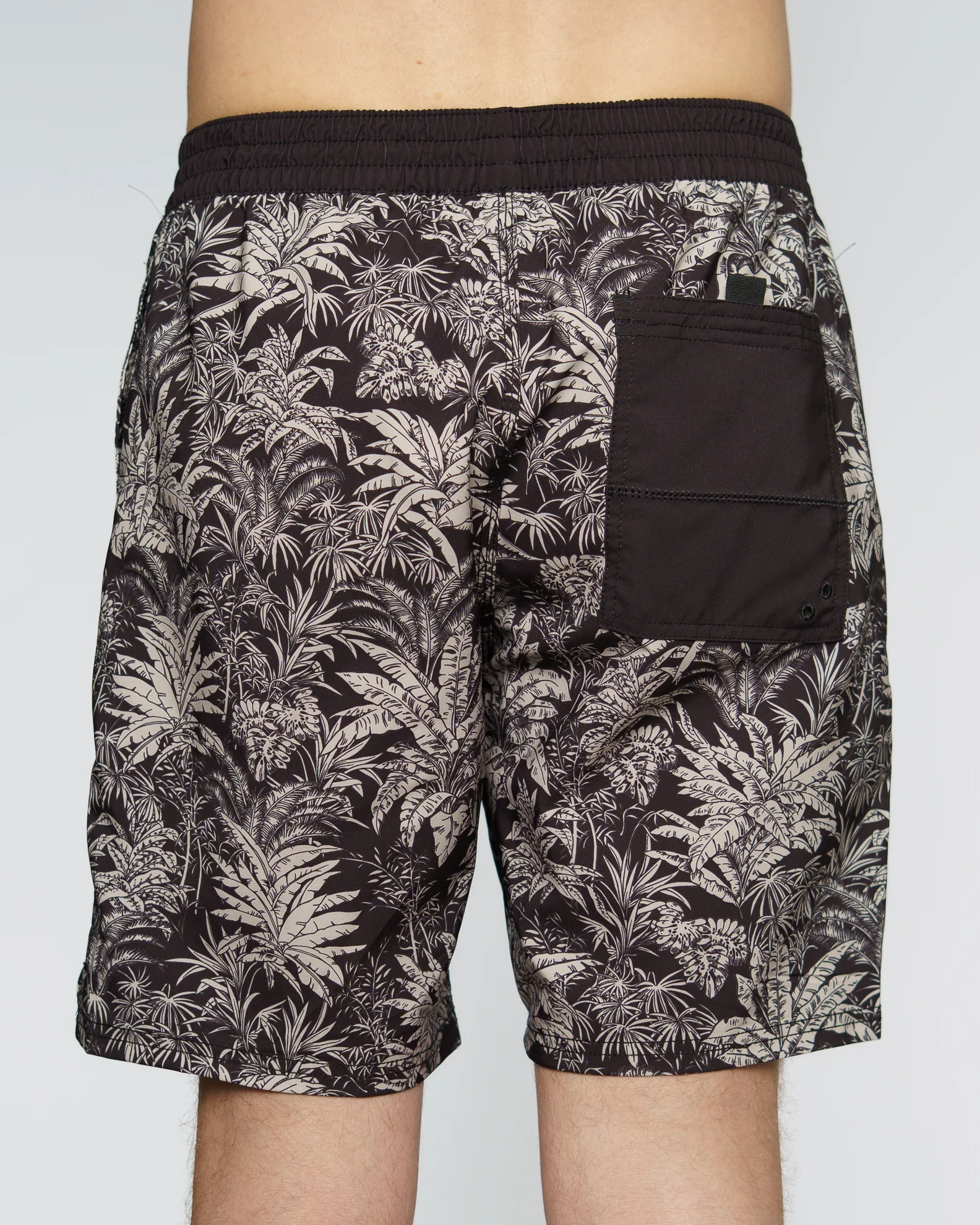 18" Continental Palms Boardshorts - Black - Image 2