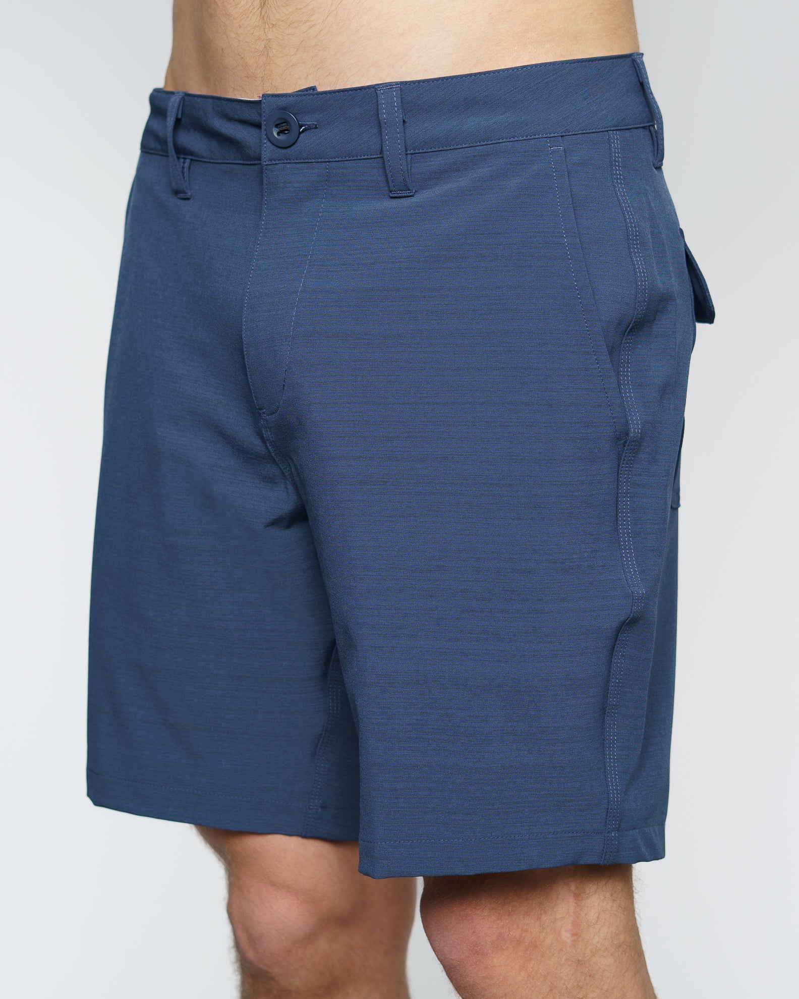19" Daily Hybrid Shorts - Navy - Image 3