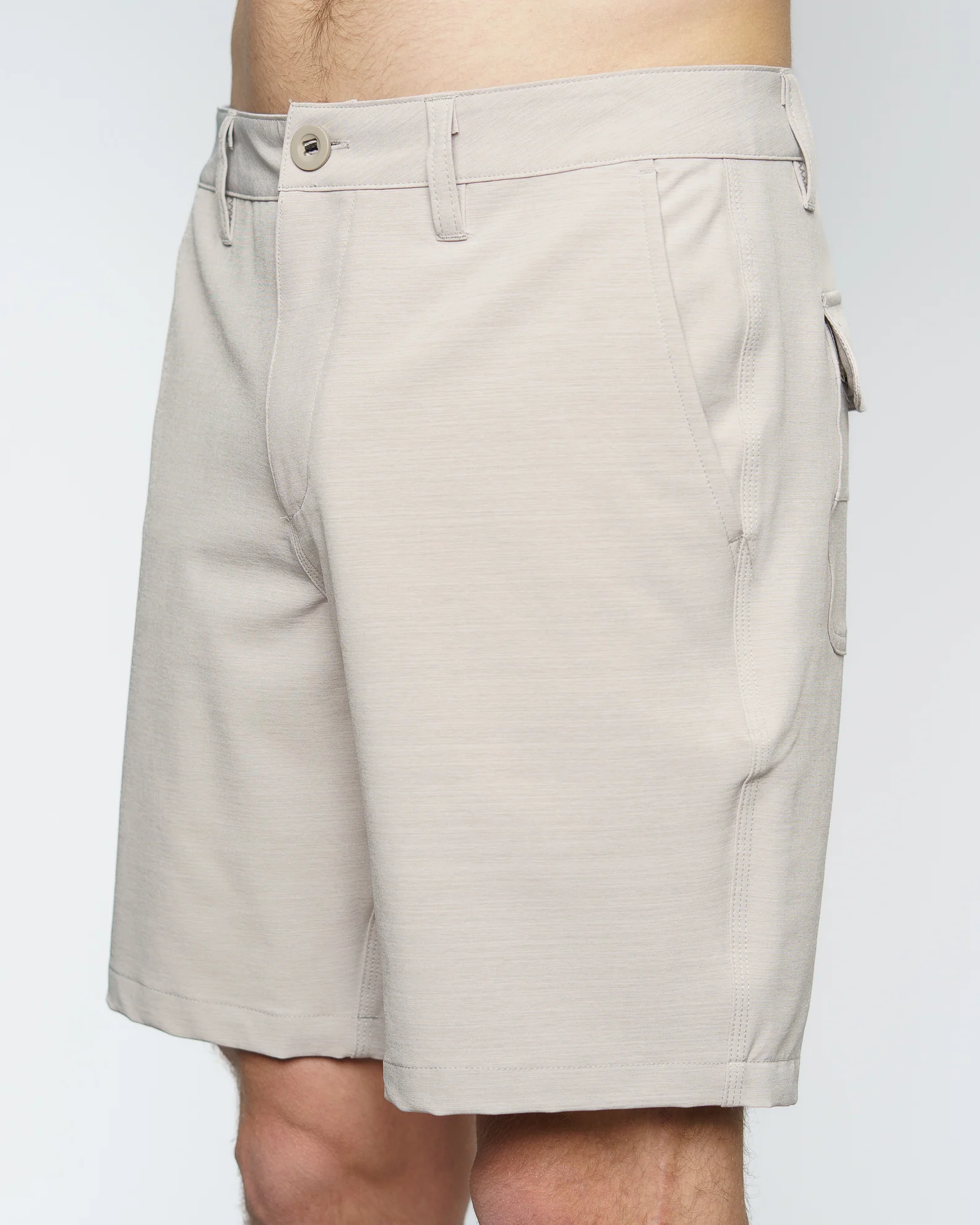 19" Daily Hybrid Shorts - Stone - Image 3