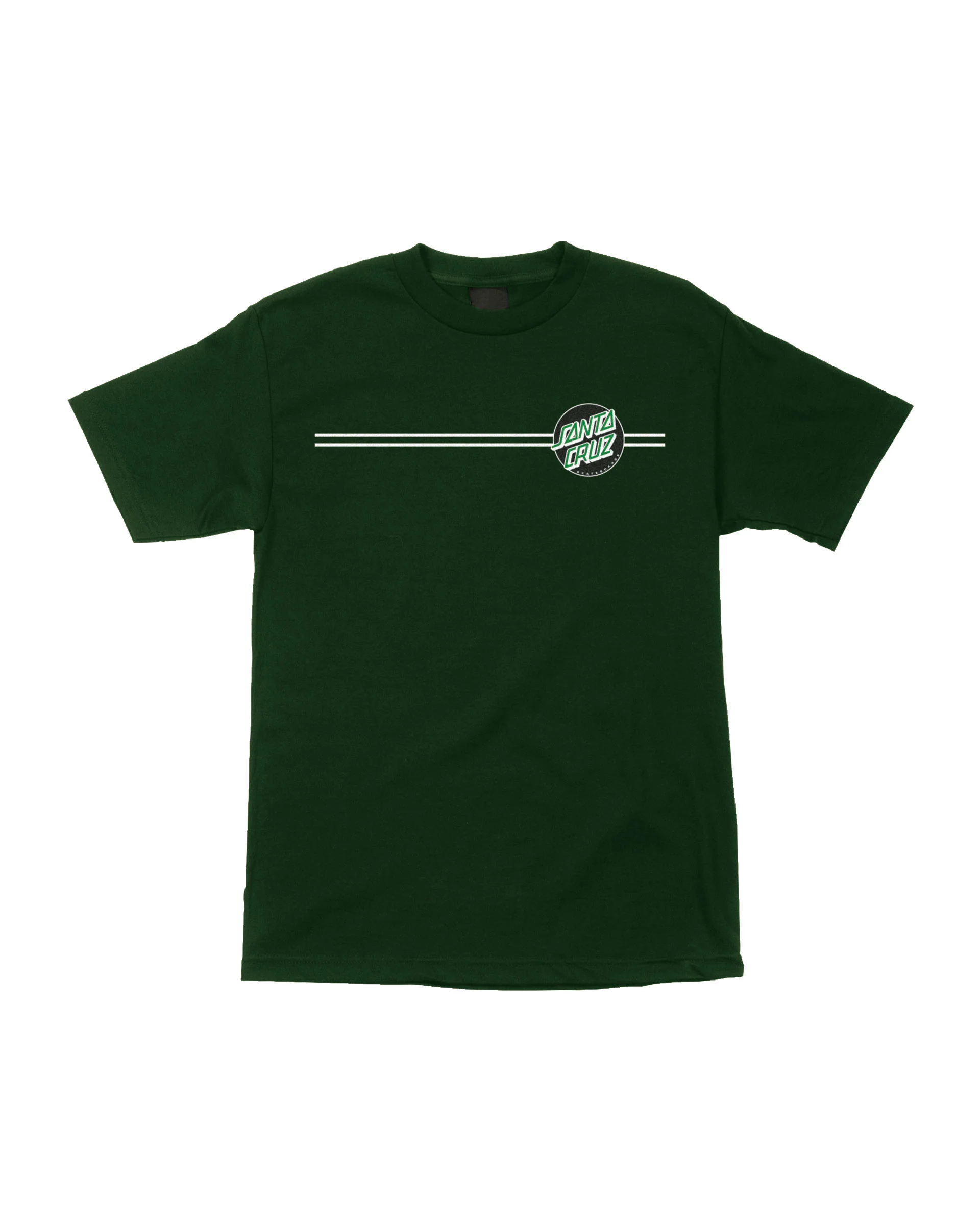 (18M-7) Toddlers Other Dot S/S T-Shirt - Forest/Black/Green - Image 2