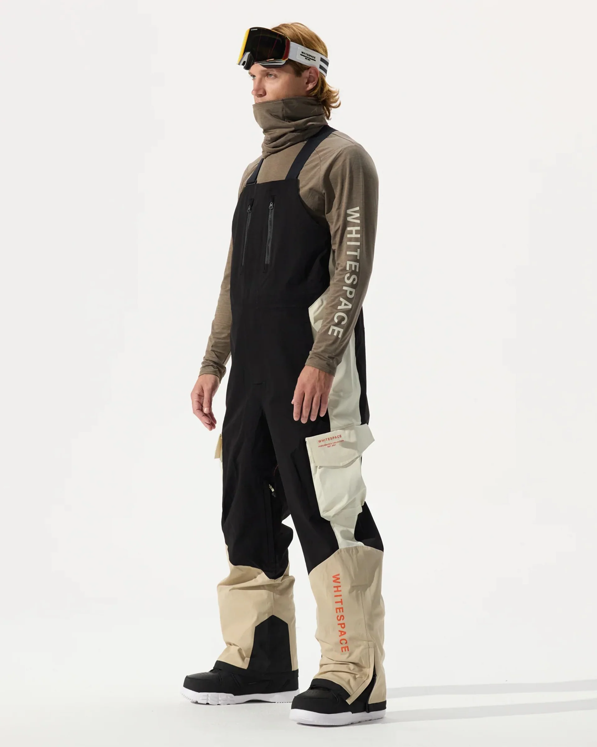 2L Insulated Cargo Bib Pant - Plaza Taupe/Black Onyx/Bone - Image 2