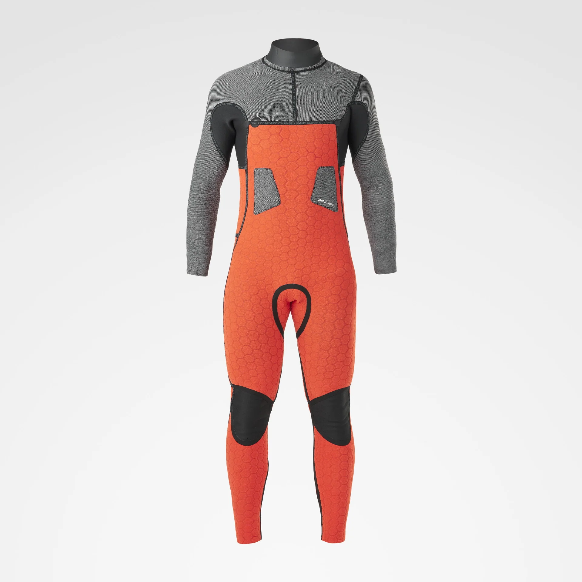4/3mm Dome Front Chest Zip Fullsuit - Black - Image 14