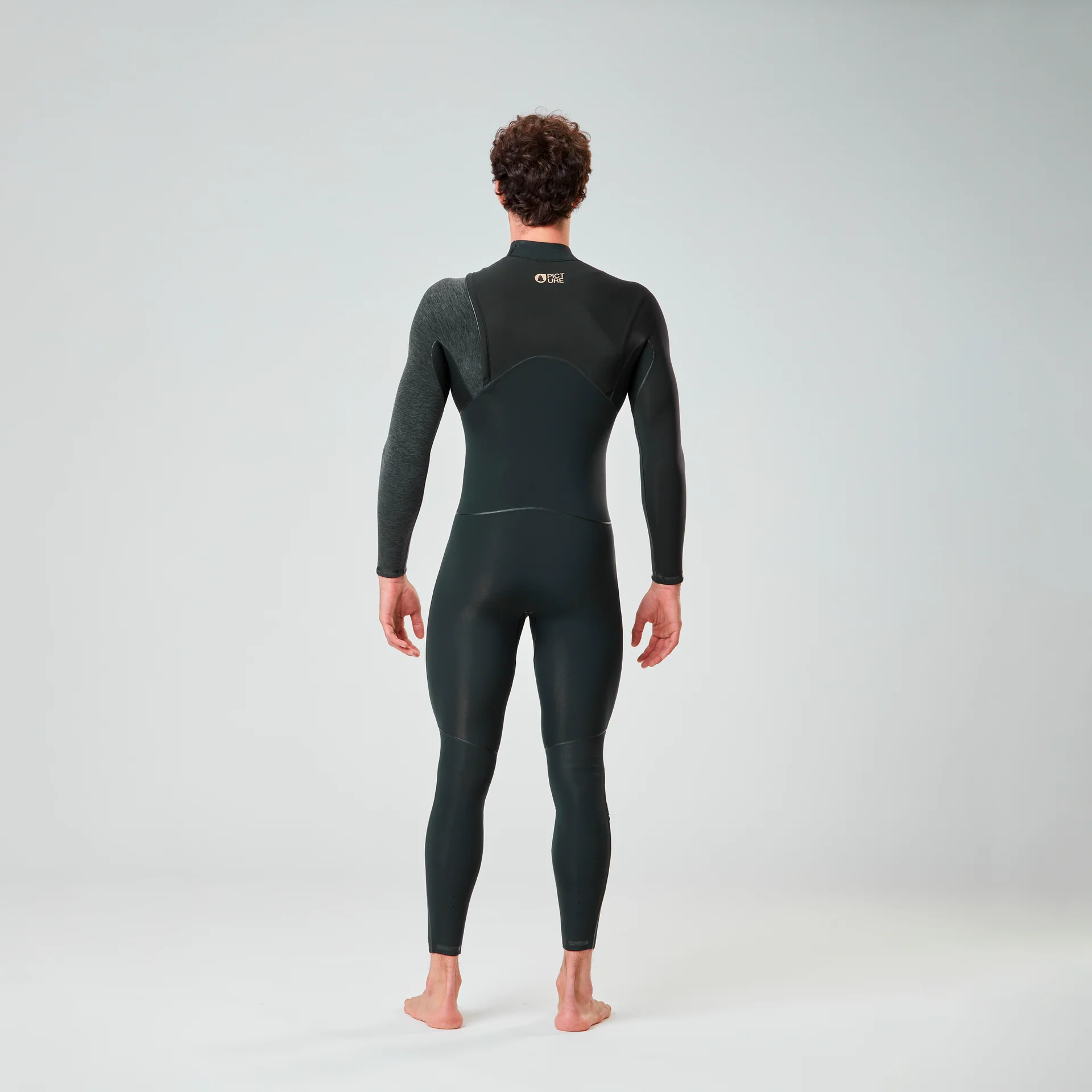 4/3mm Dome Front Chest Zip Fullsuit - Black - Image 2