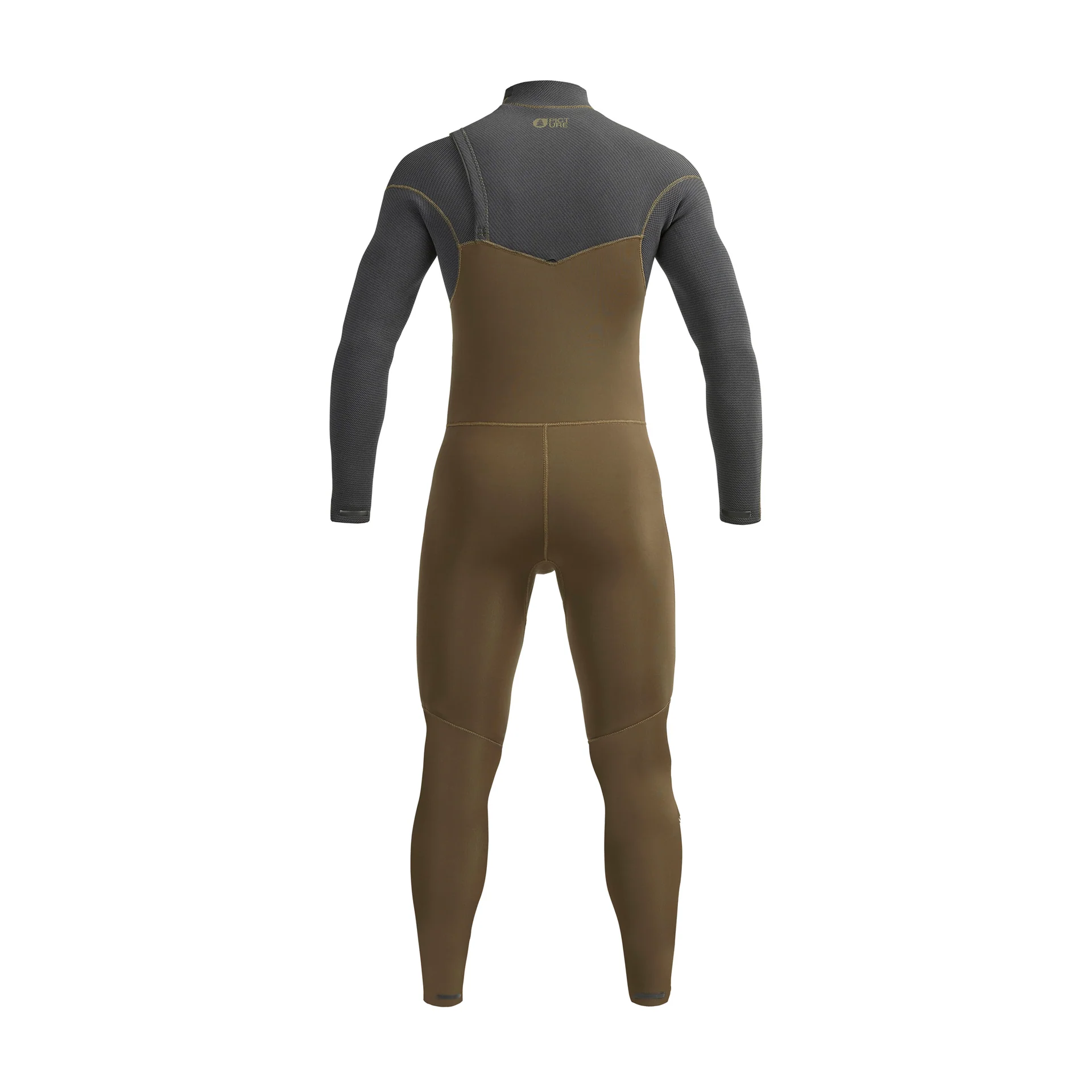 4/3mm Equation Flex Skin Front Chest Zip Fullsuit - Dark Army Green - Image 13
