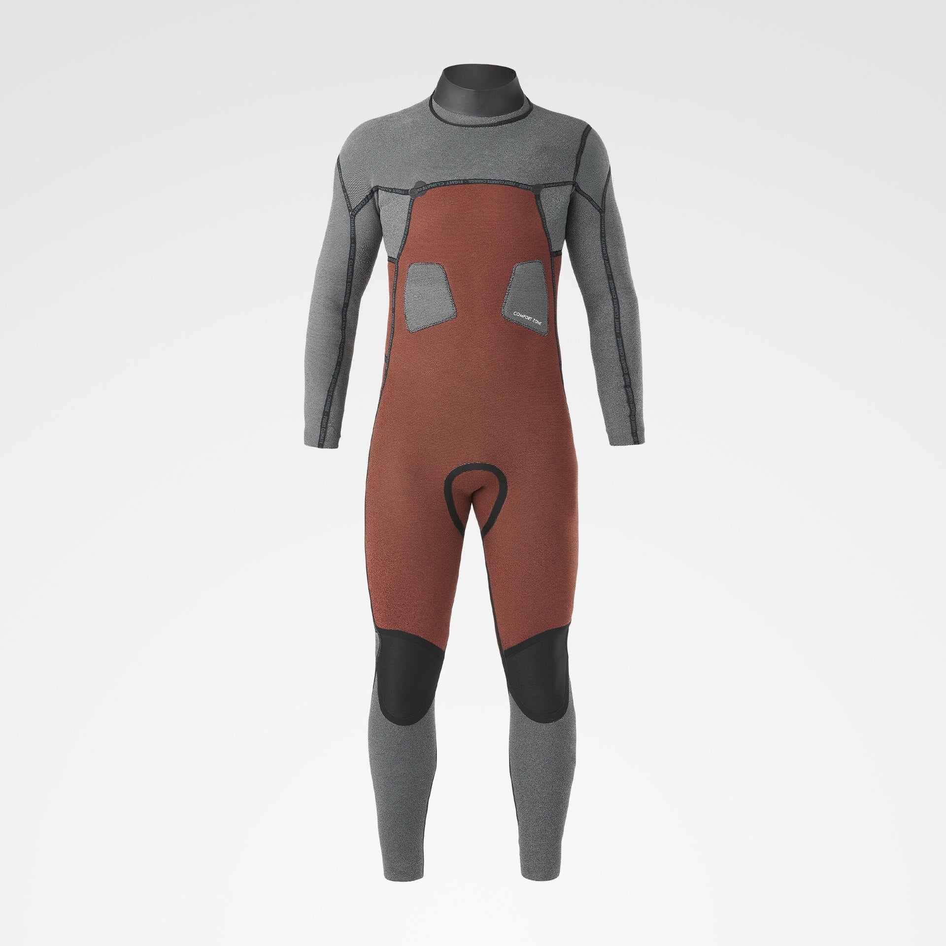 4/3mm Equation Flex Skin Front Chest Zip Fullsuit - Black - Image 9