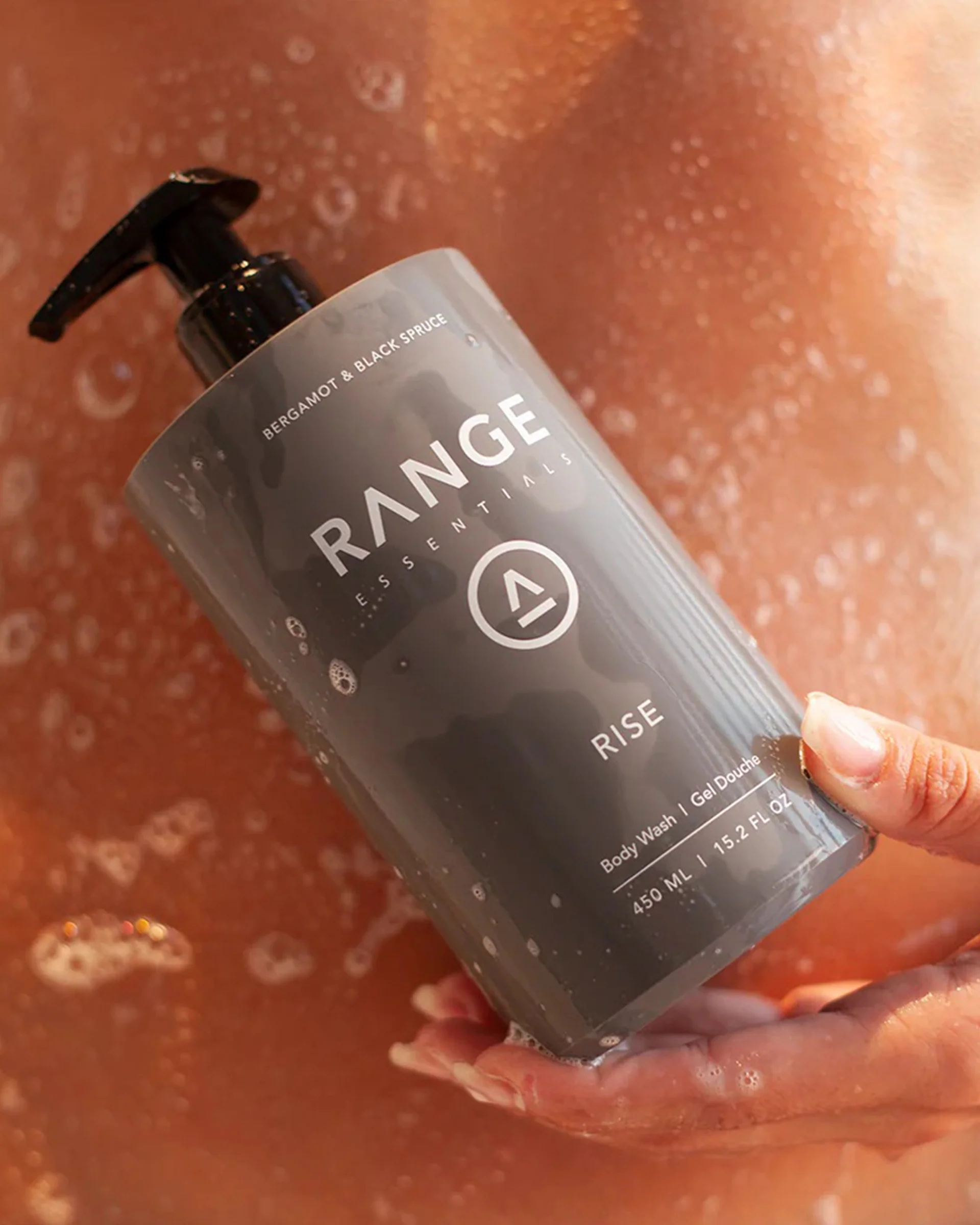 450 ML Body Wash - Rise: Bergamot & Black Spruce - Image 2