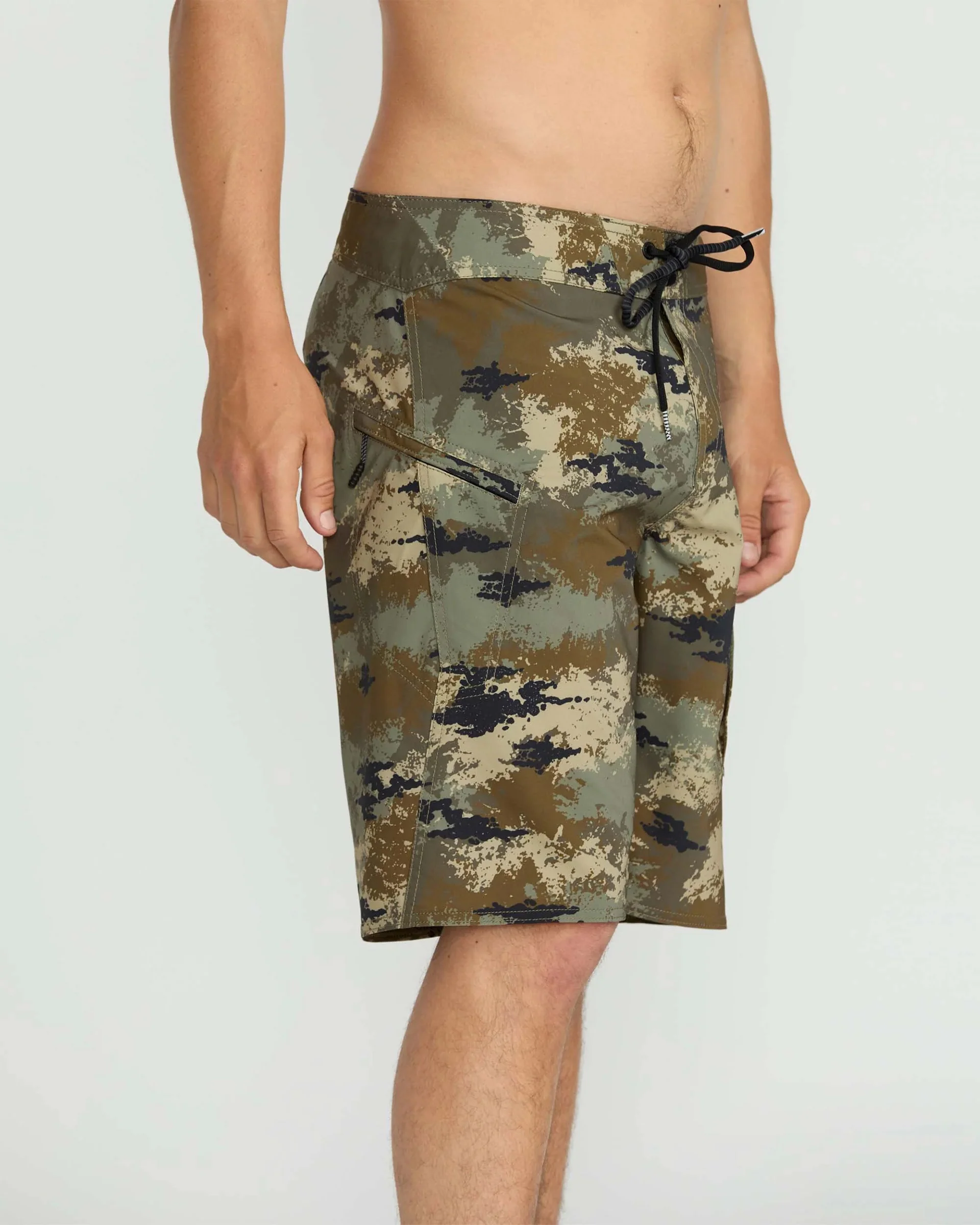 4Th Preemo Mod 20" Boardshorts - Green Combo - Image 5