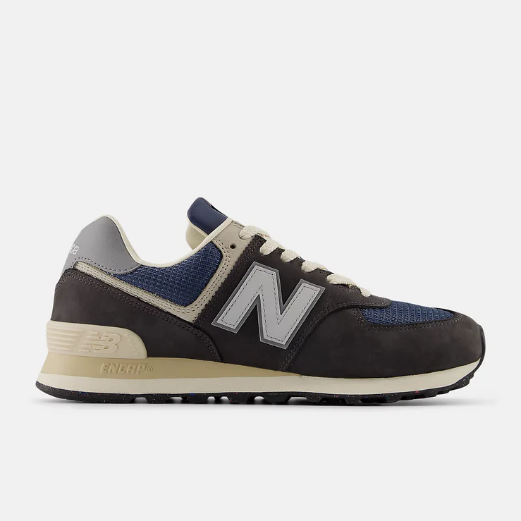 574 Shoes - Black Cement / Slate Grey