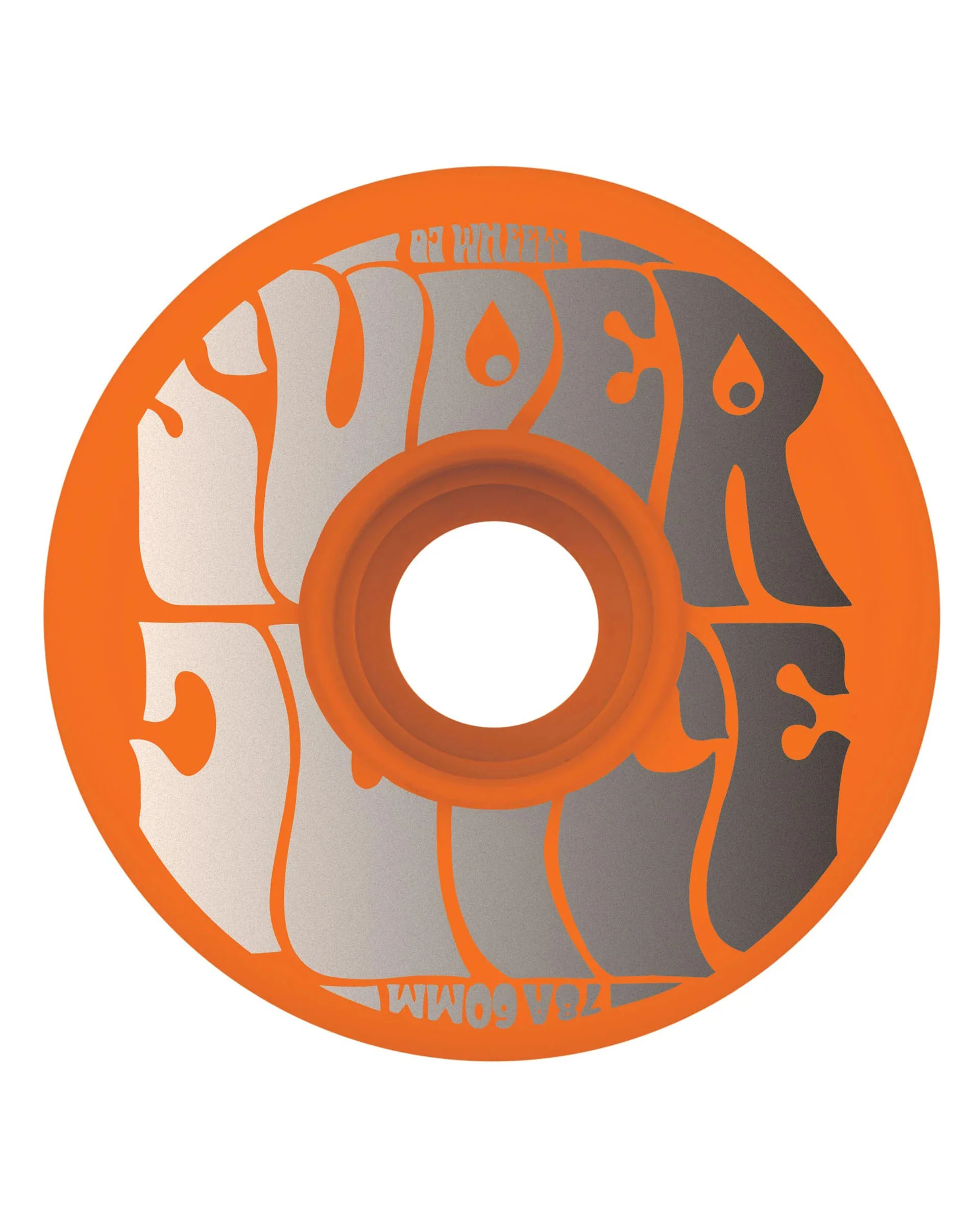 60mm Super Juice Neon 78a Wheels - Orange