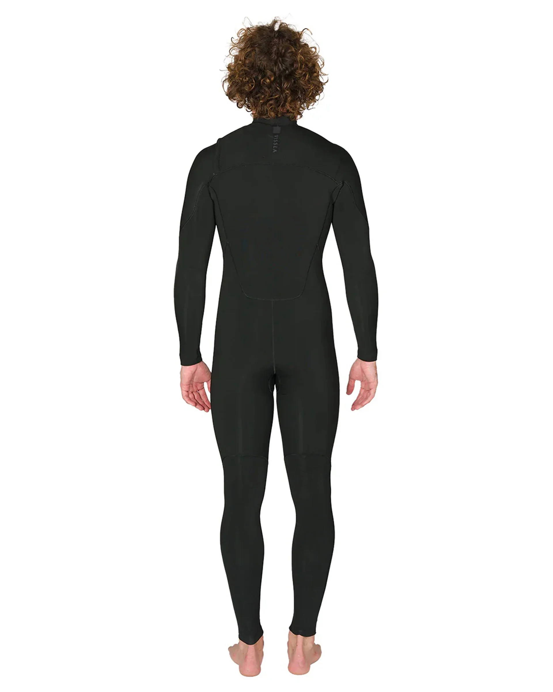 7 Seas 4-3 Full Chest Zip Wetsuit - Black - Image 3