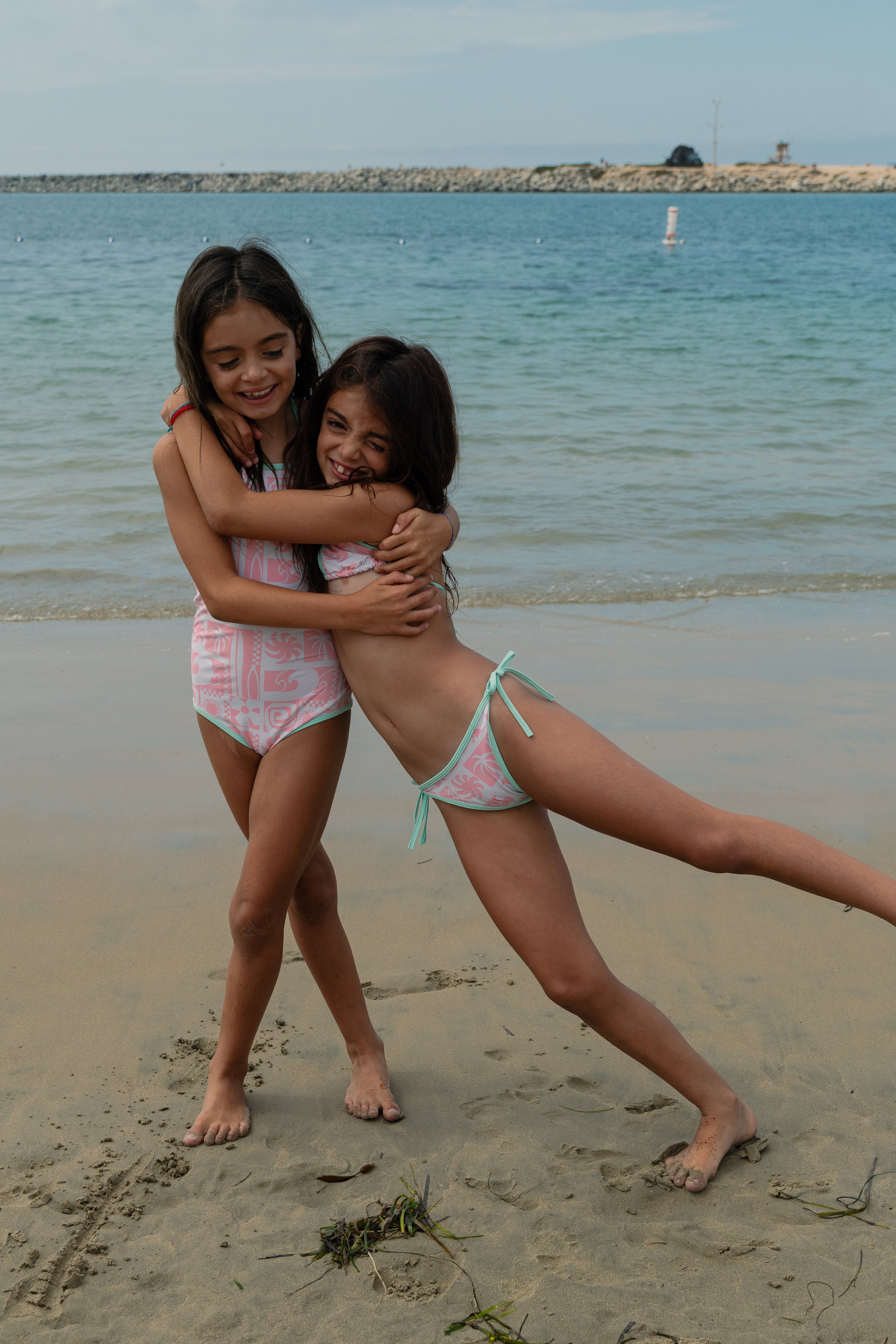 (8-16) Girl's Kiki Swim Set - PNKB - Image 2