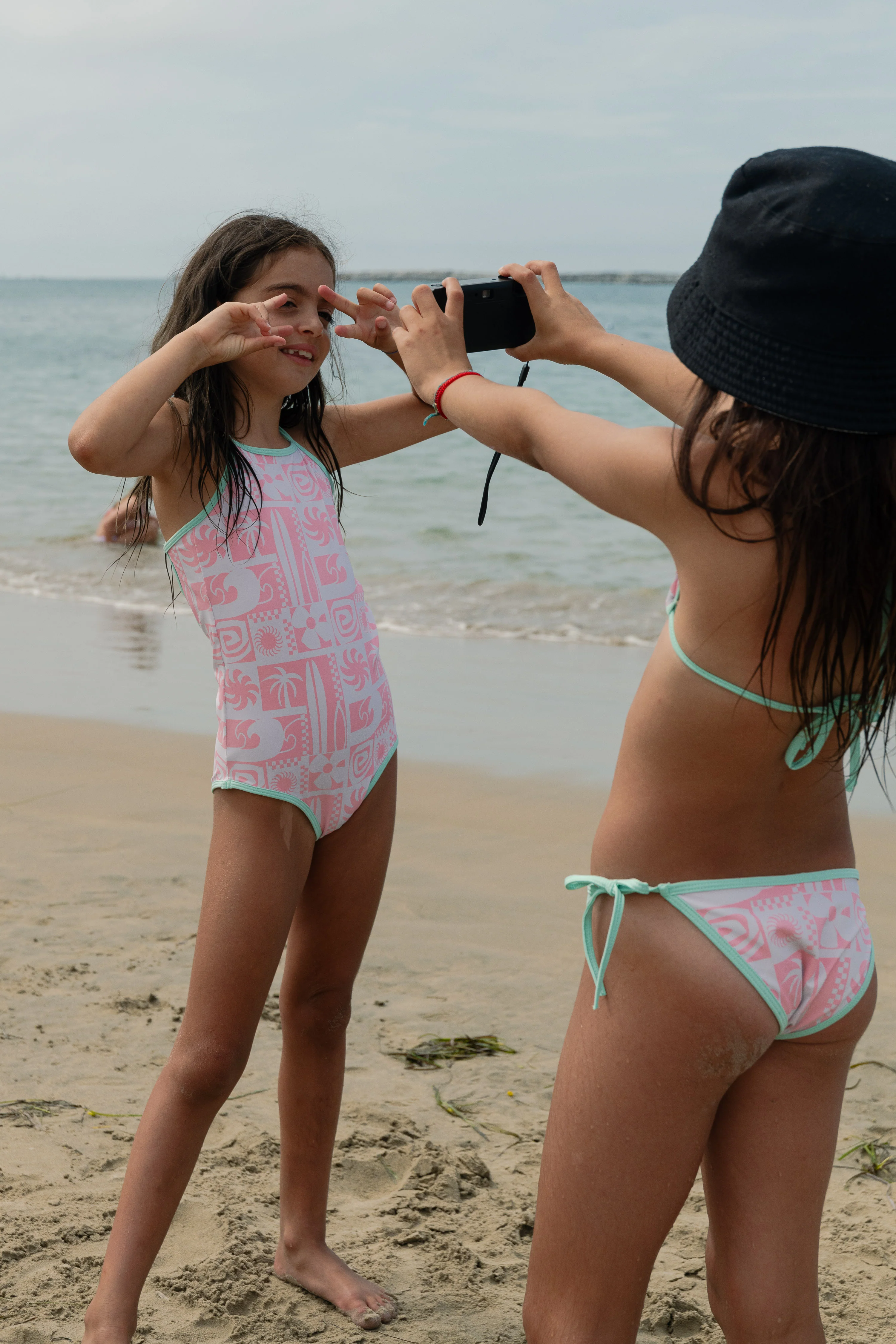 (8-16) Girl's Kiki Swim Set - PNKB - Image 3
