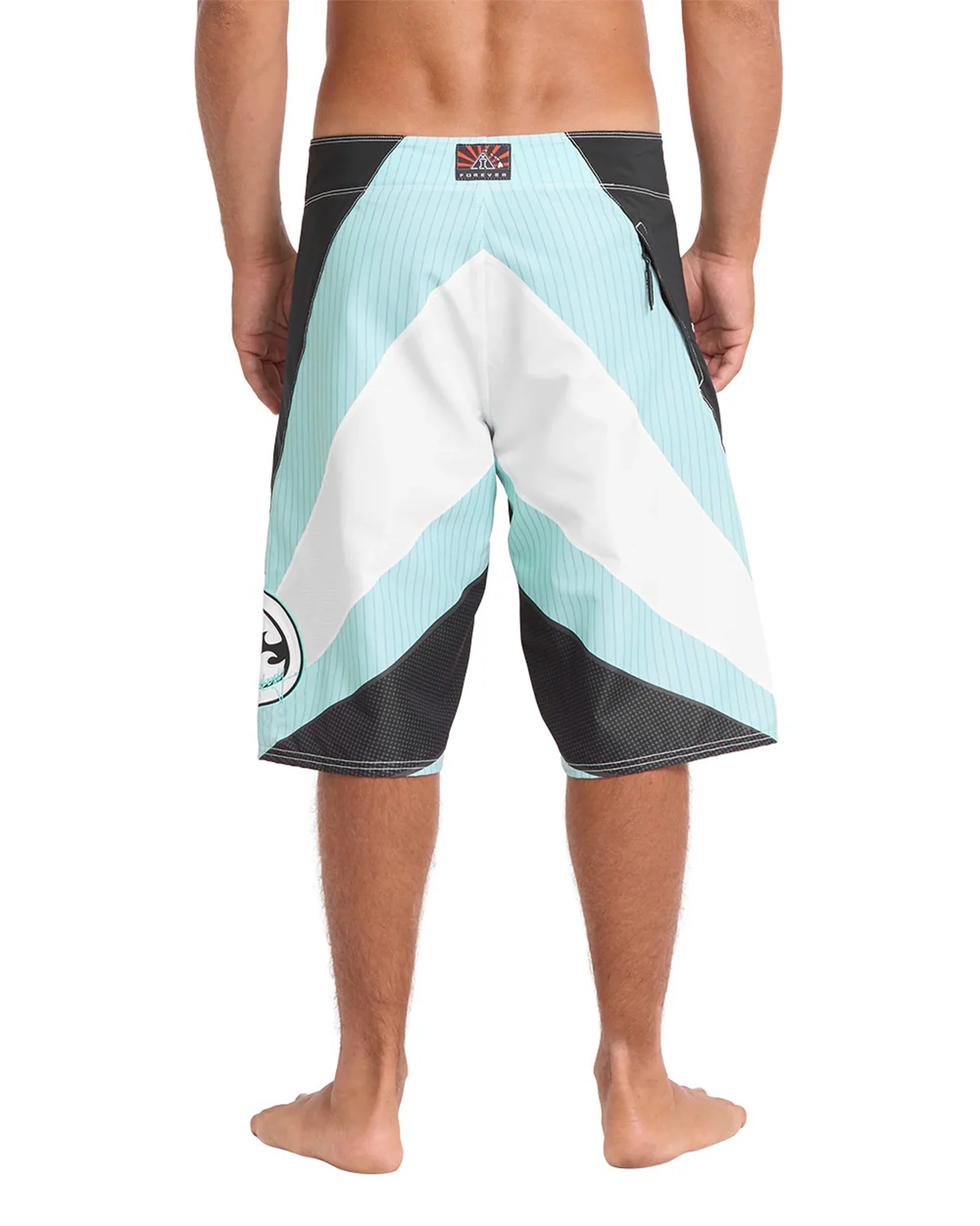 A.I. Samurai Pro 22" Boardshorts - Dusty Blue - Image 2