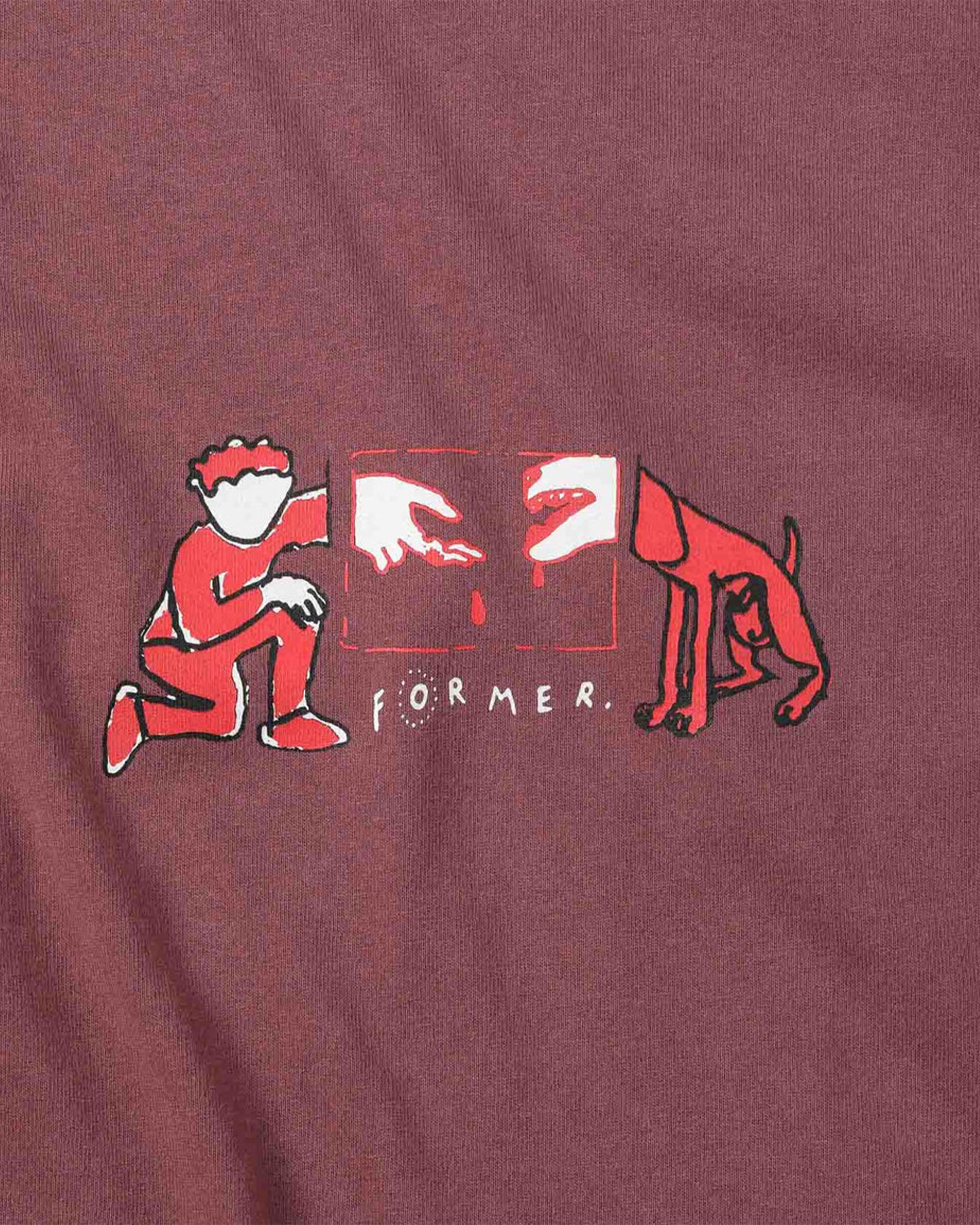Aid S/S T-Shirt - Plum - Image 2