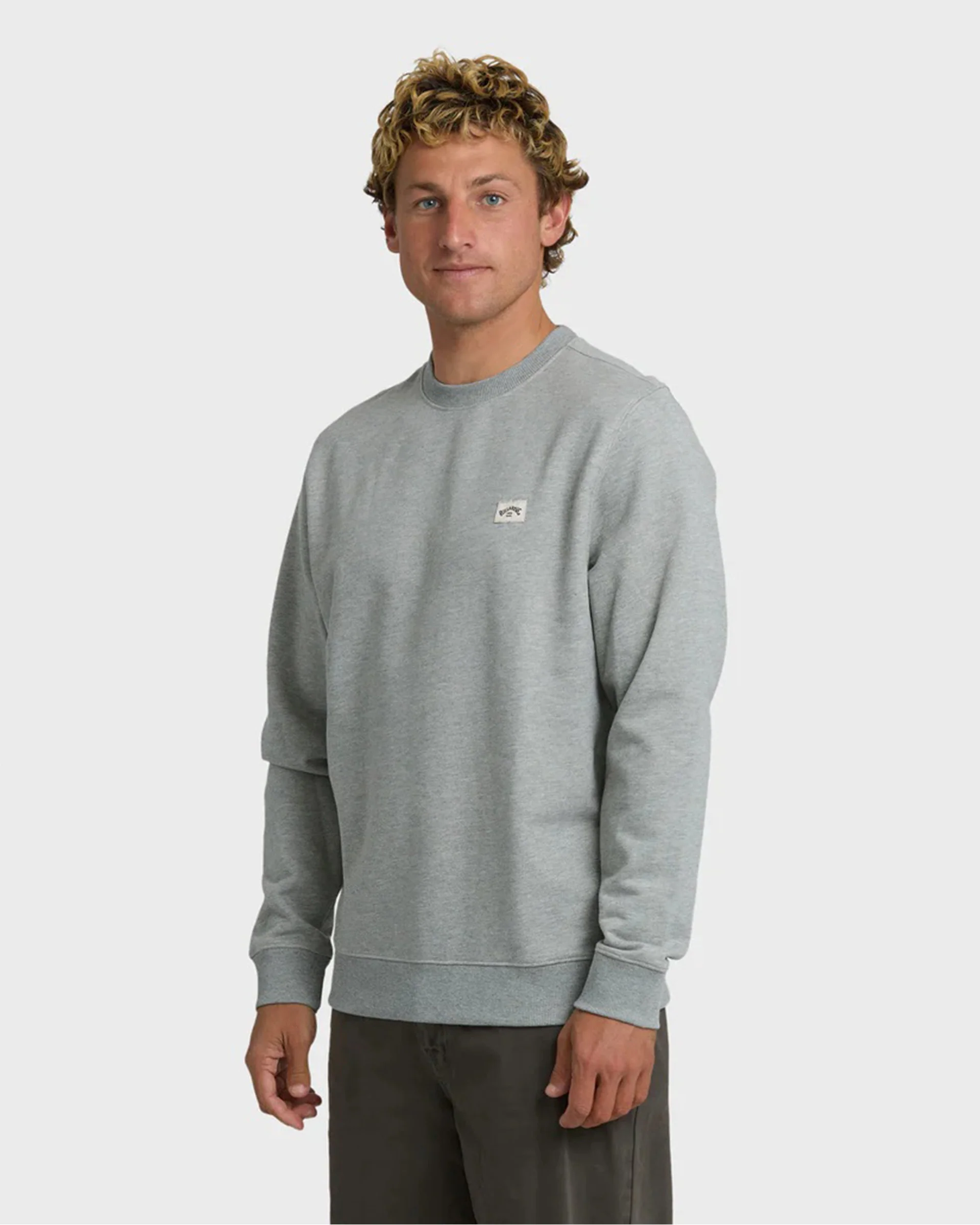All Day Crewneck Sweatshirt - Grey Heather - Image 3