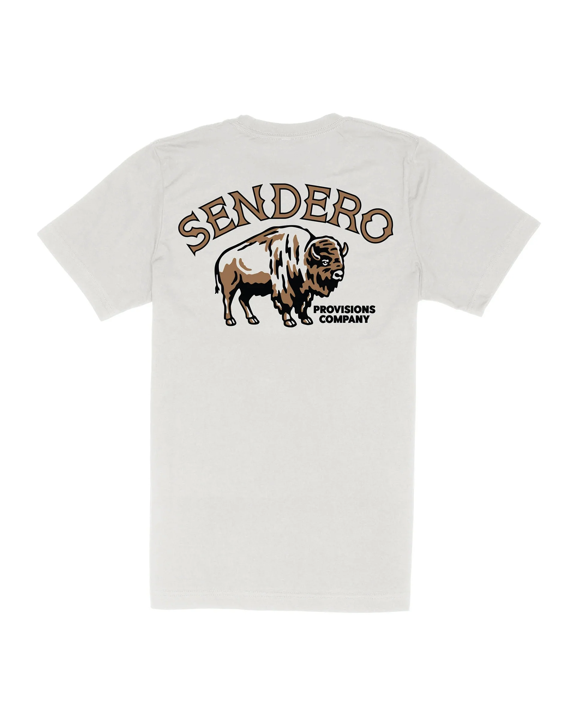 American Buffalo S/S T-Shirt - Vintage White