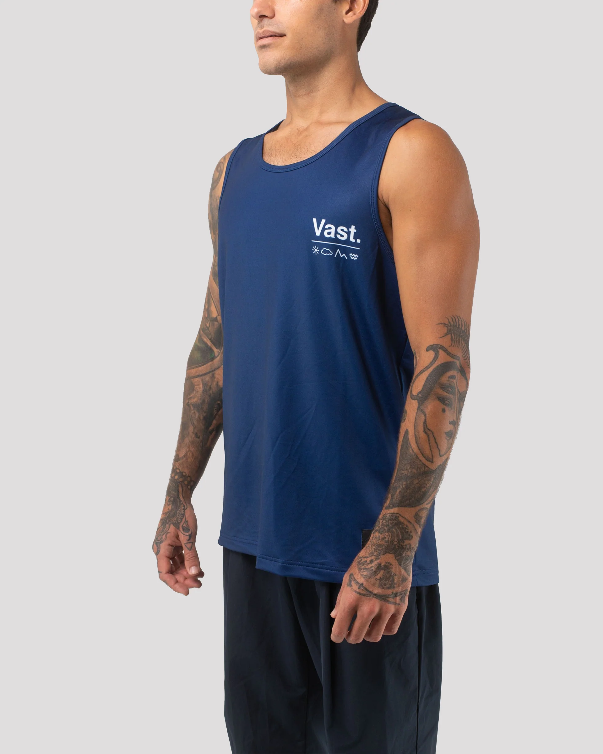 Aqua Terra Elements Tech Tank - Navy