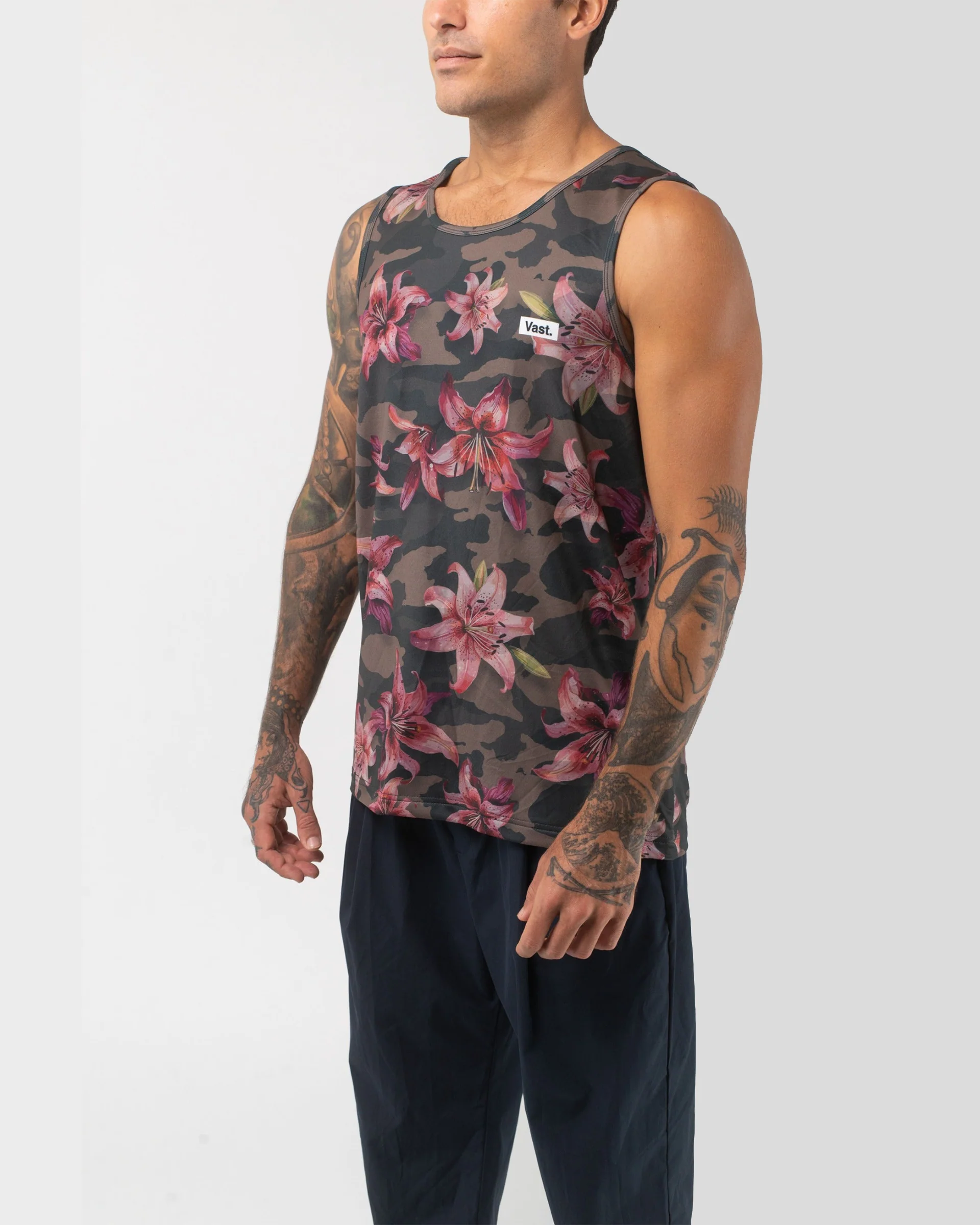 Aqua Terra Floral Blend Camo Tech Tank - Camo - Image 3