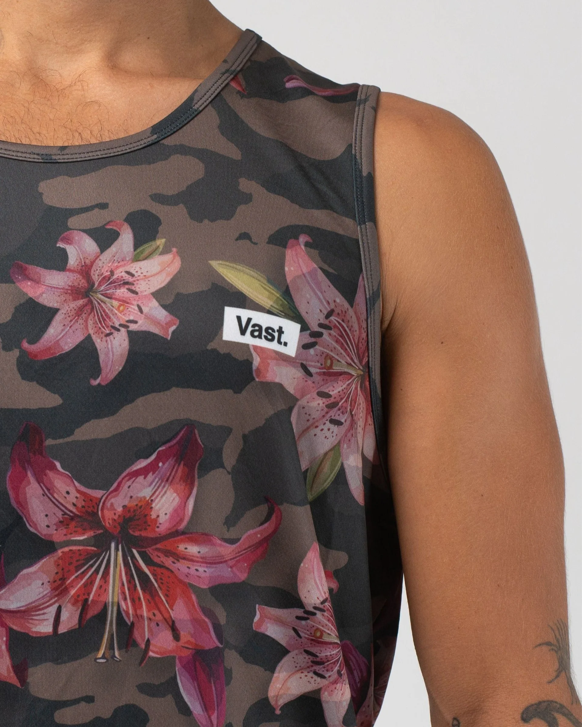 Aqua Terra Floral Blend Camo Tech Tank - Camo - Image 5