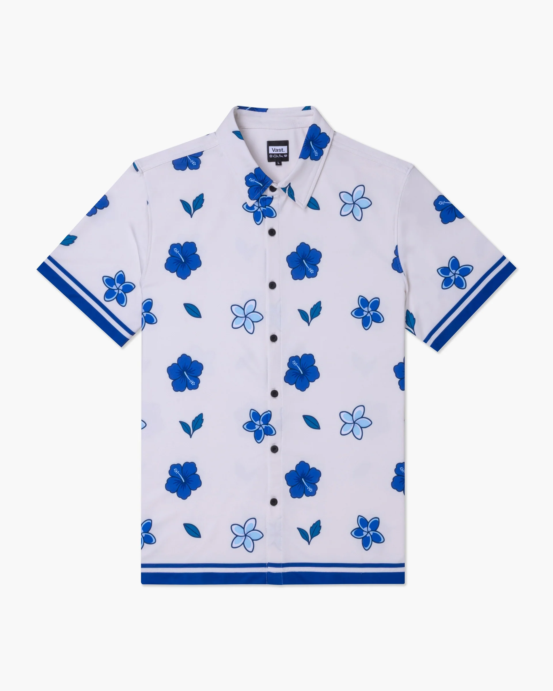 Aqua Terra Floral Dream Tech Button Up - Sand Multi