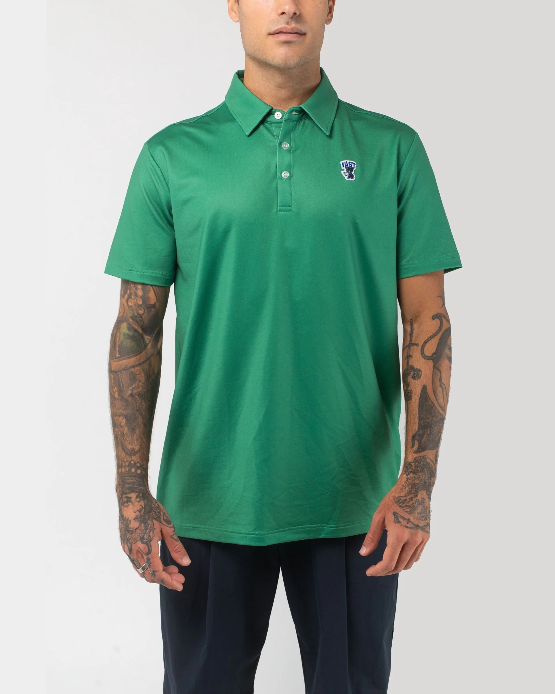Aqua Terra Formosa Bear Polo Shirt - Green