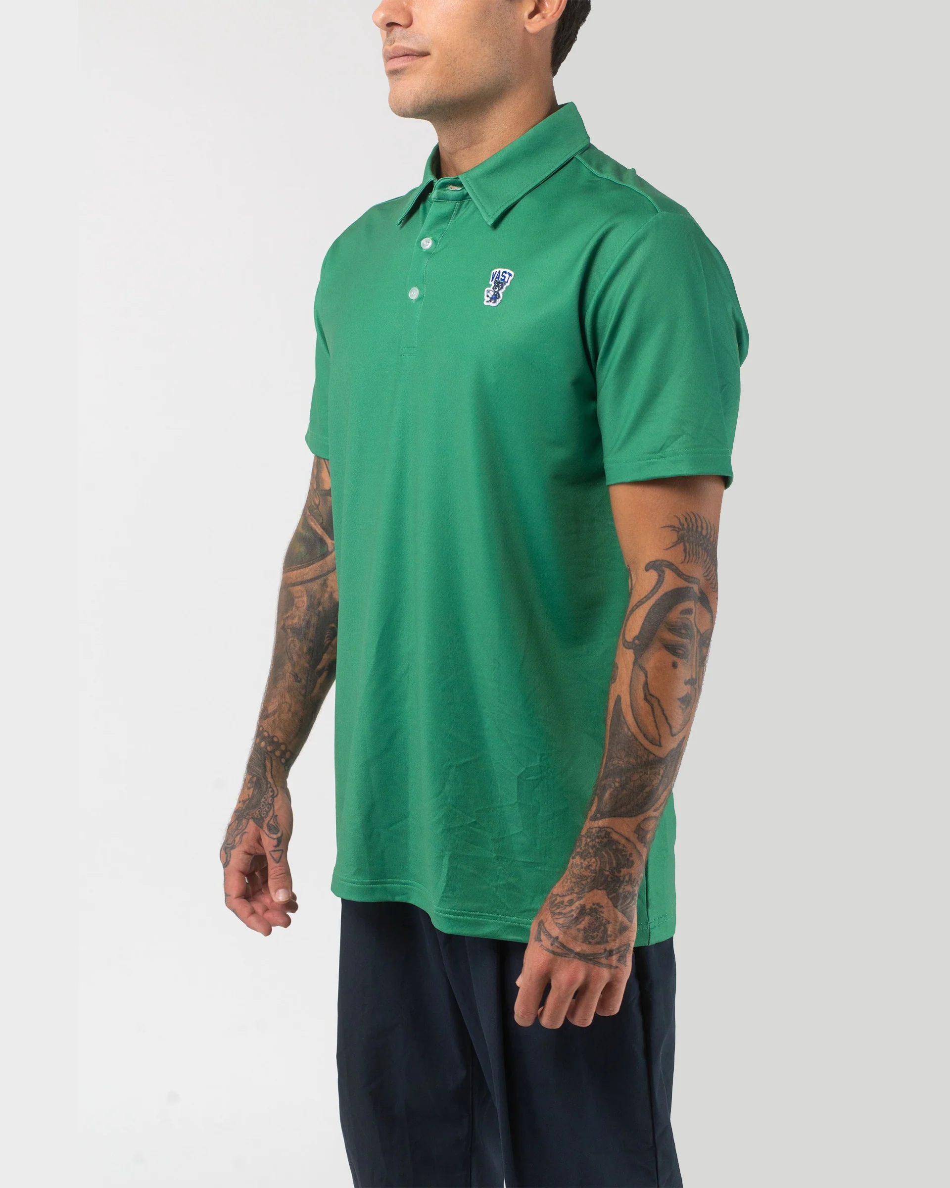 Aqua Terra Formosa Bear Polo Shirt - Green - Image 3