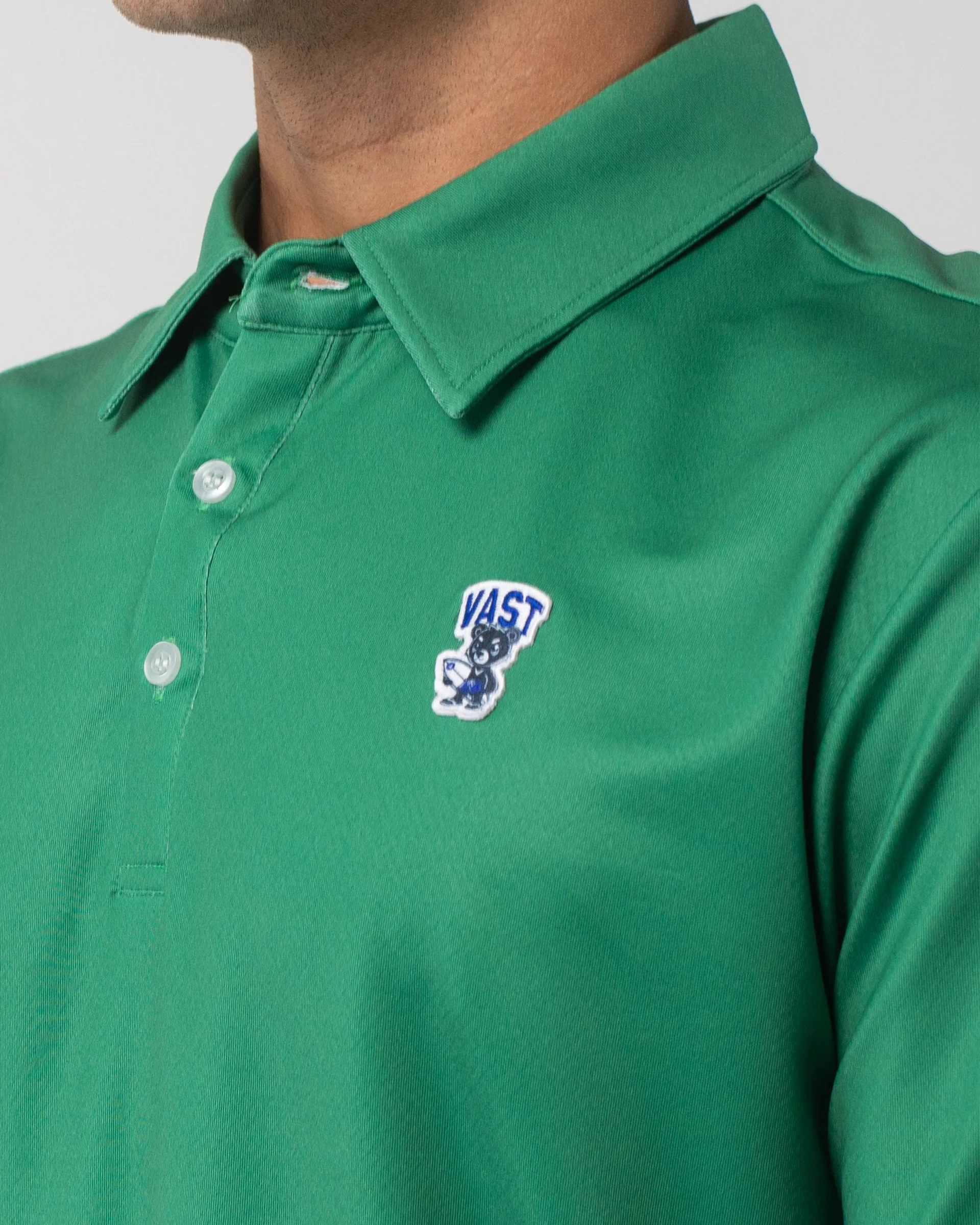 Aqua Terra Formosa Bear Polo Shirt - Green - Image 5