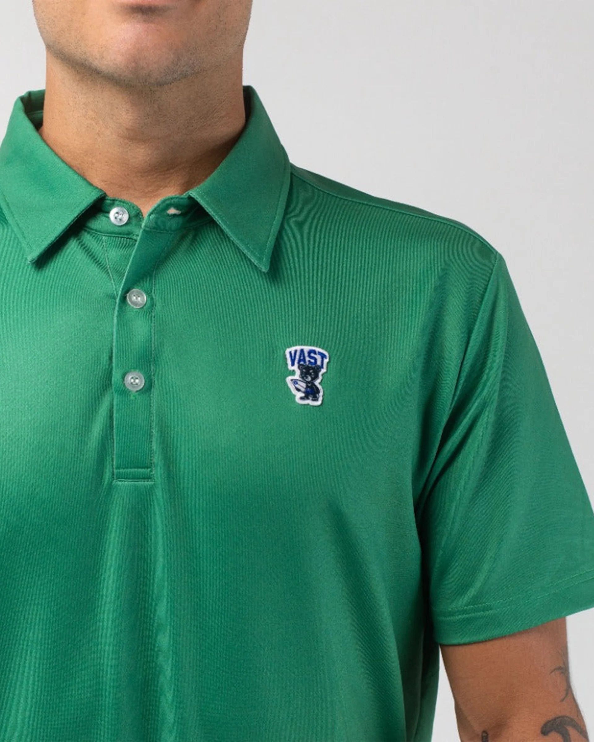 Aqua Terra Formosa Bear Polo Shirt - Green - Image 6