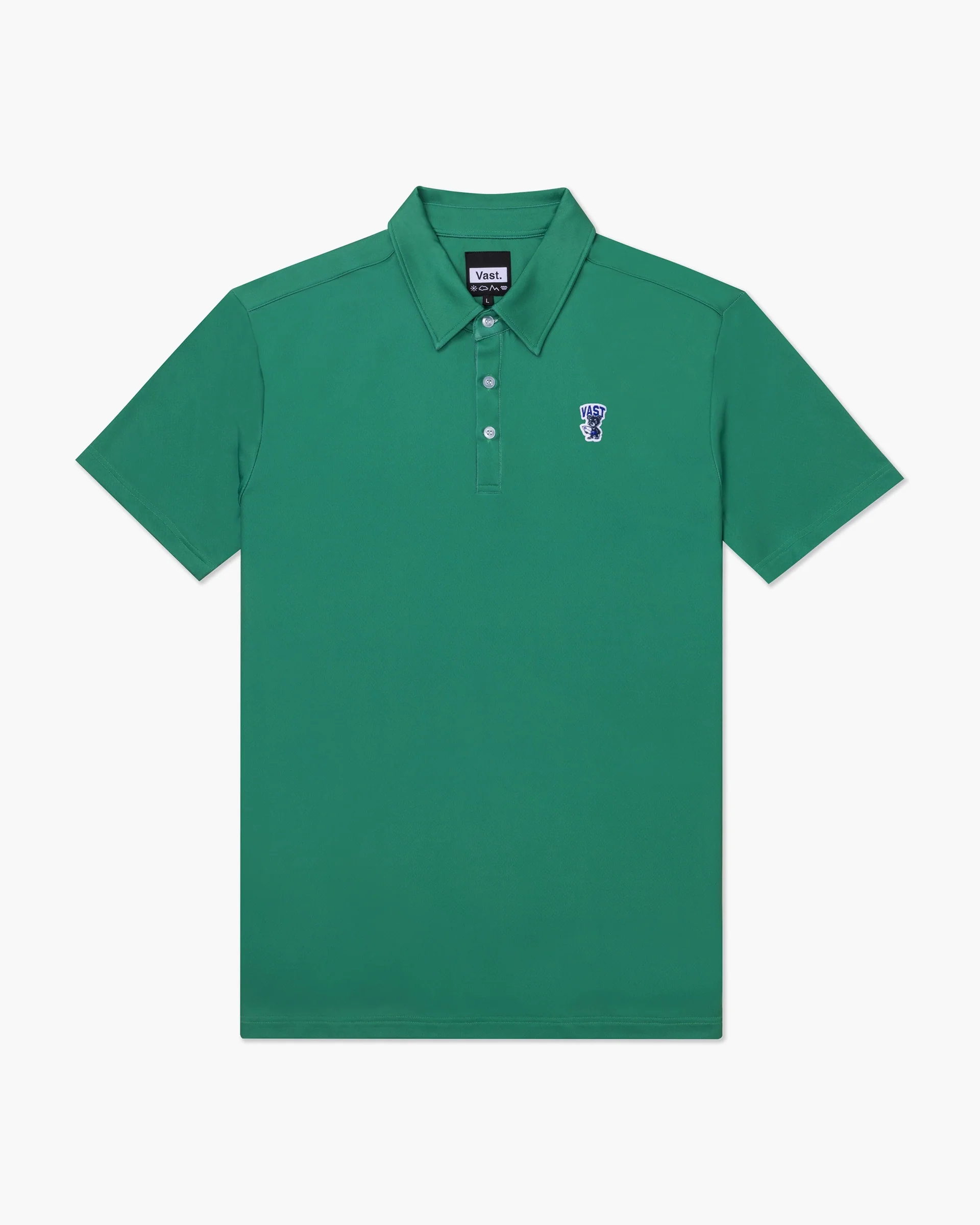 Aqua Terra Formosa Bear Polo Shirt - Green - Image 7