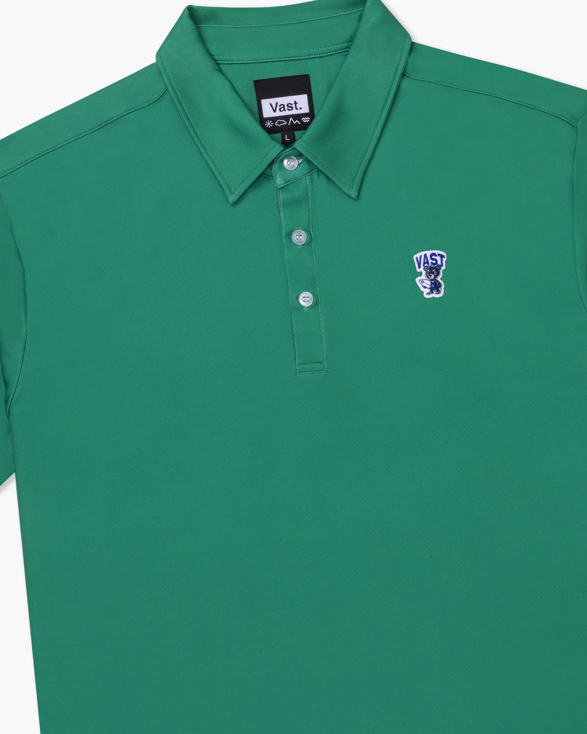 Aqua Terra Formosa Bear Polo Shirt - Green - Image 9