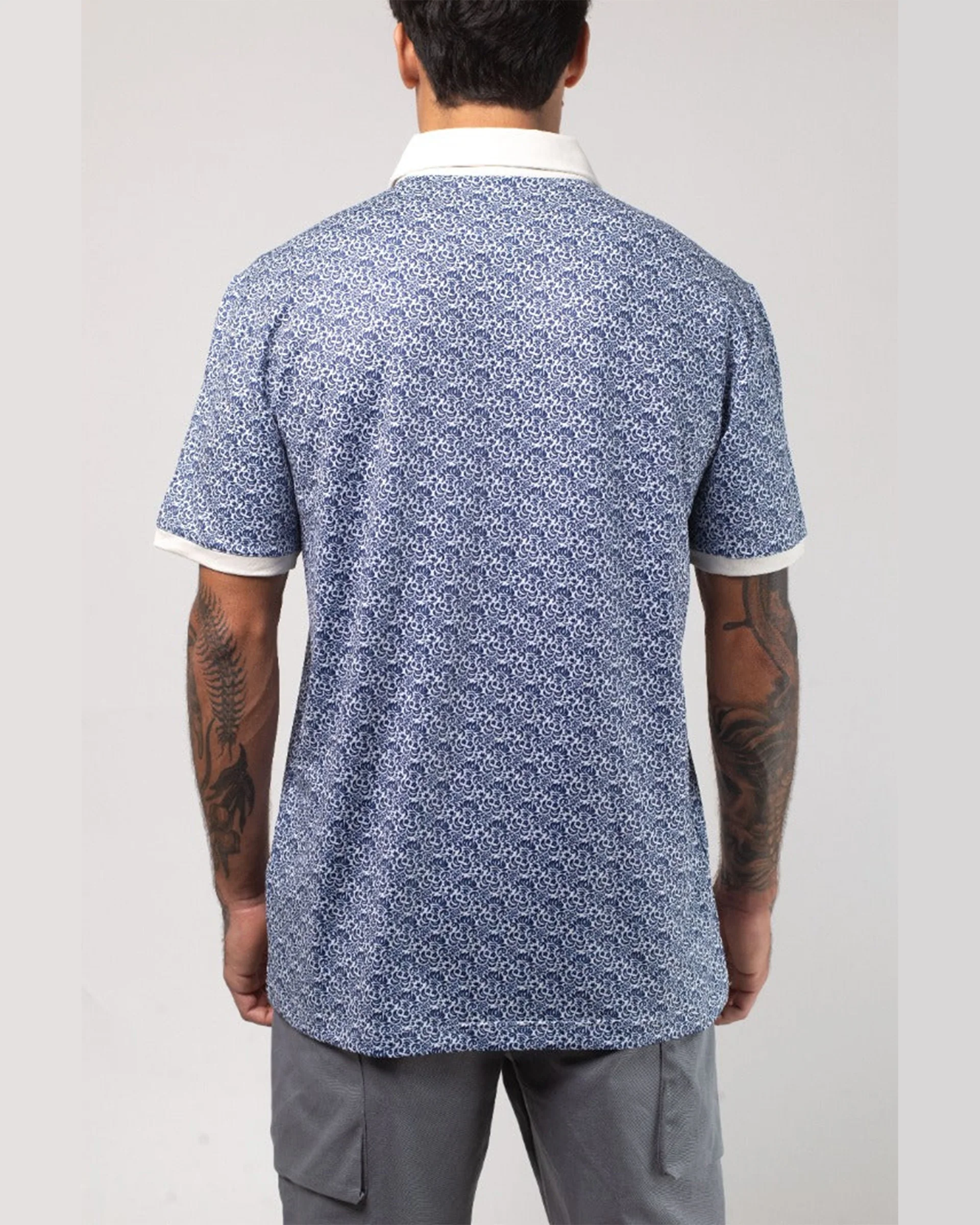 Aqua Terra Heritage Polo Shirt - Navy - Image 2