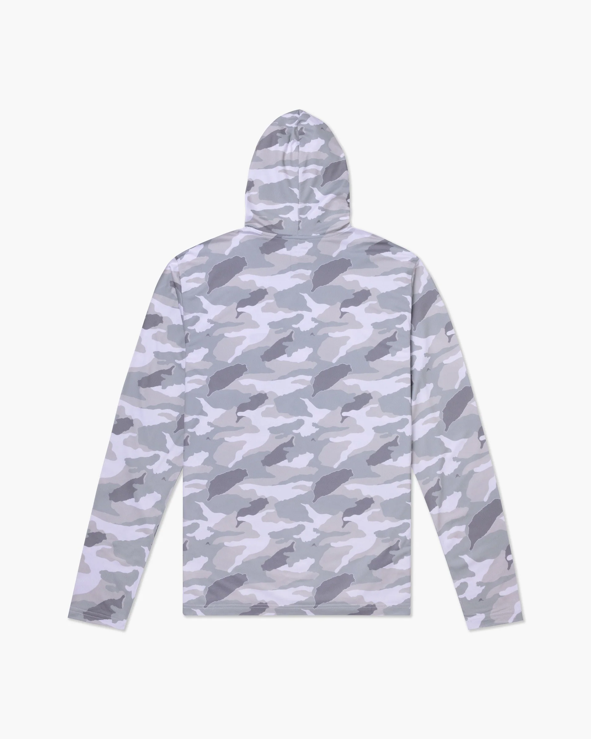 Aqua Terra Lite Camo Tech Daily Hoodie - Light Grey - Image 10