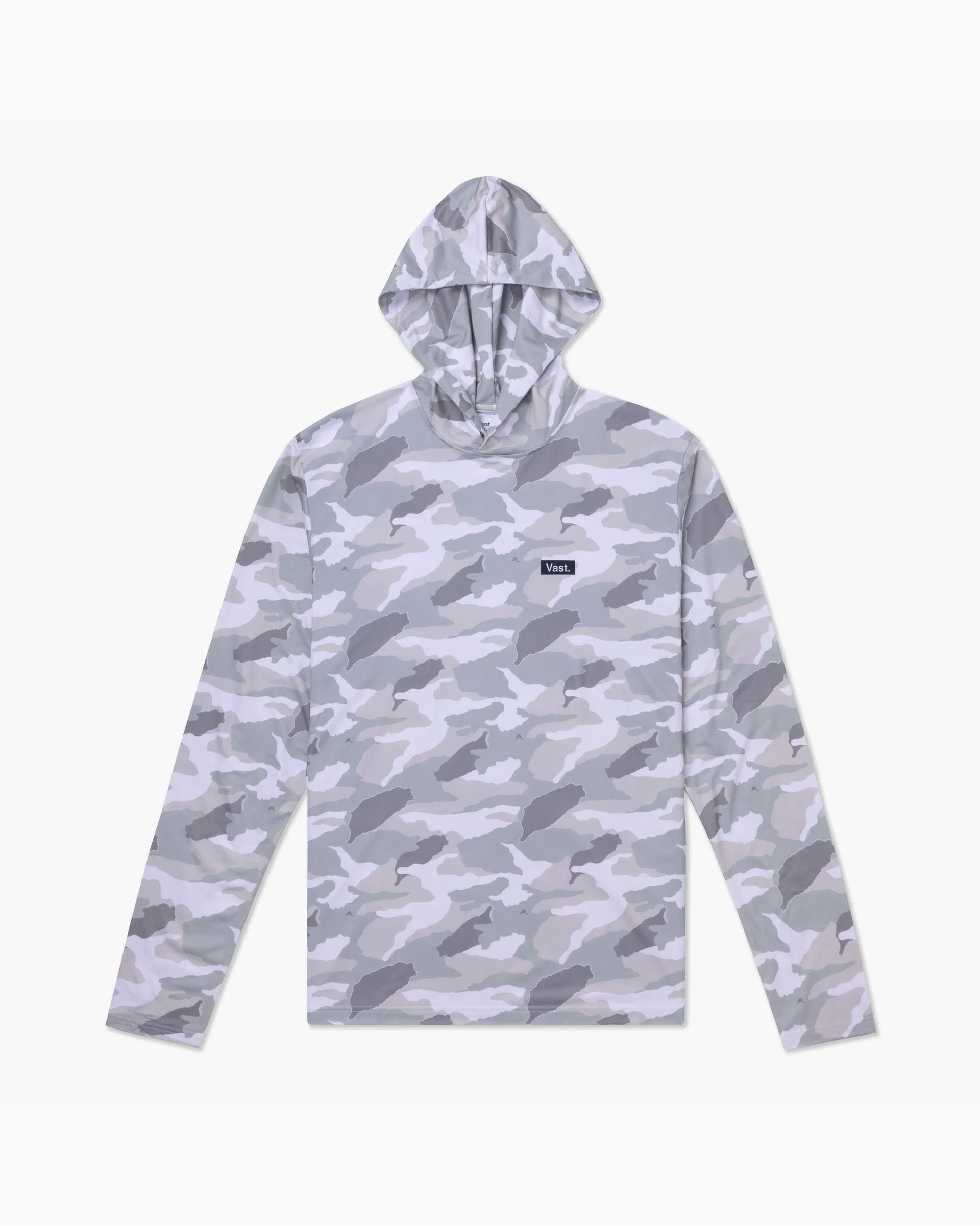 Aqua Terra Lite Camo Tech Daily Hoodie - Light Grey - Image 9