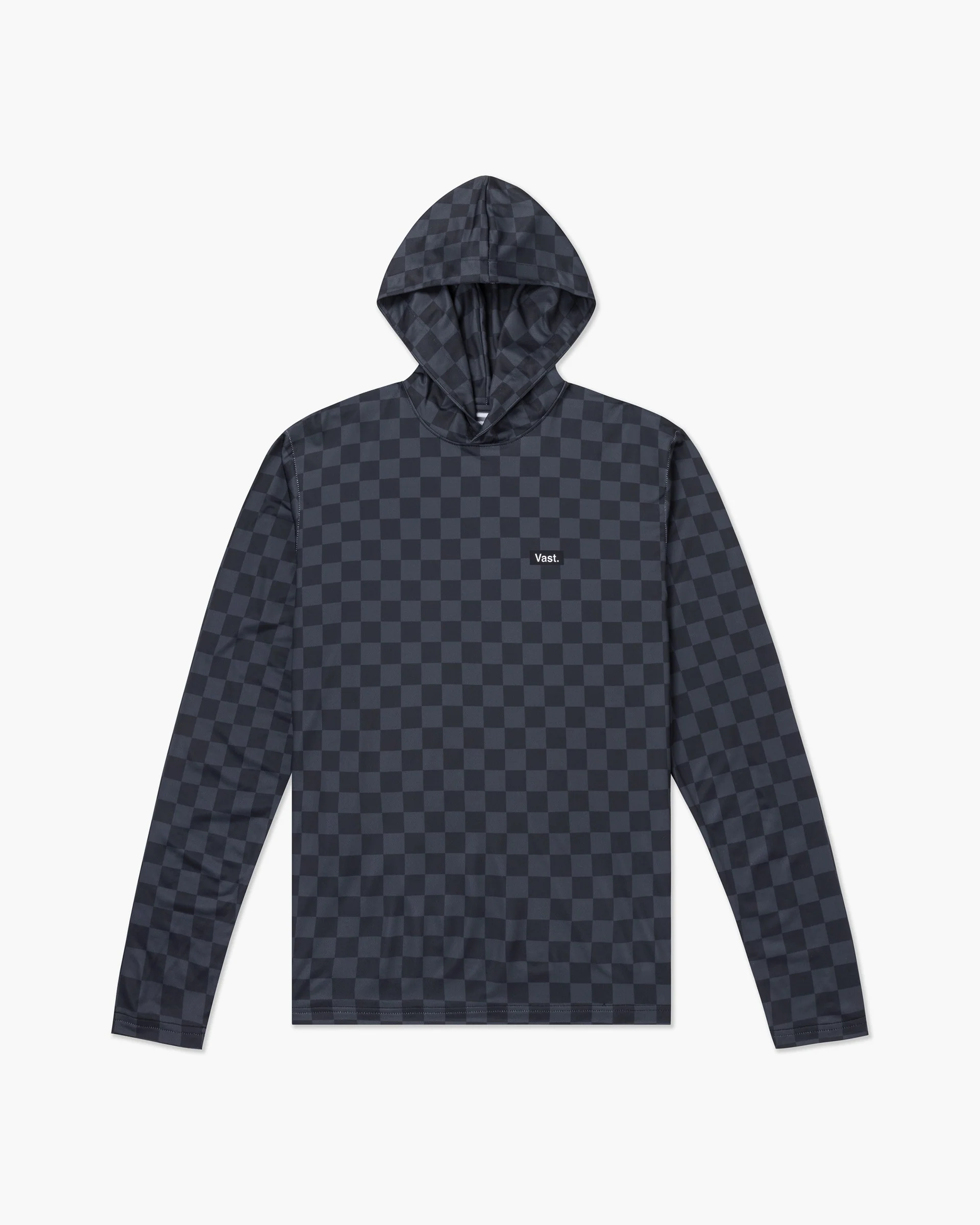 Aqua Terra Lite Check Check Tech Daily Hoodie - Black - Image 8