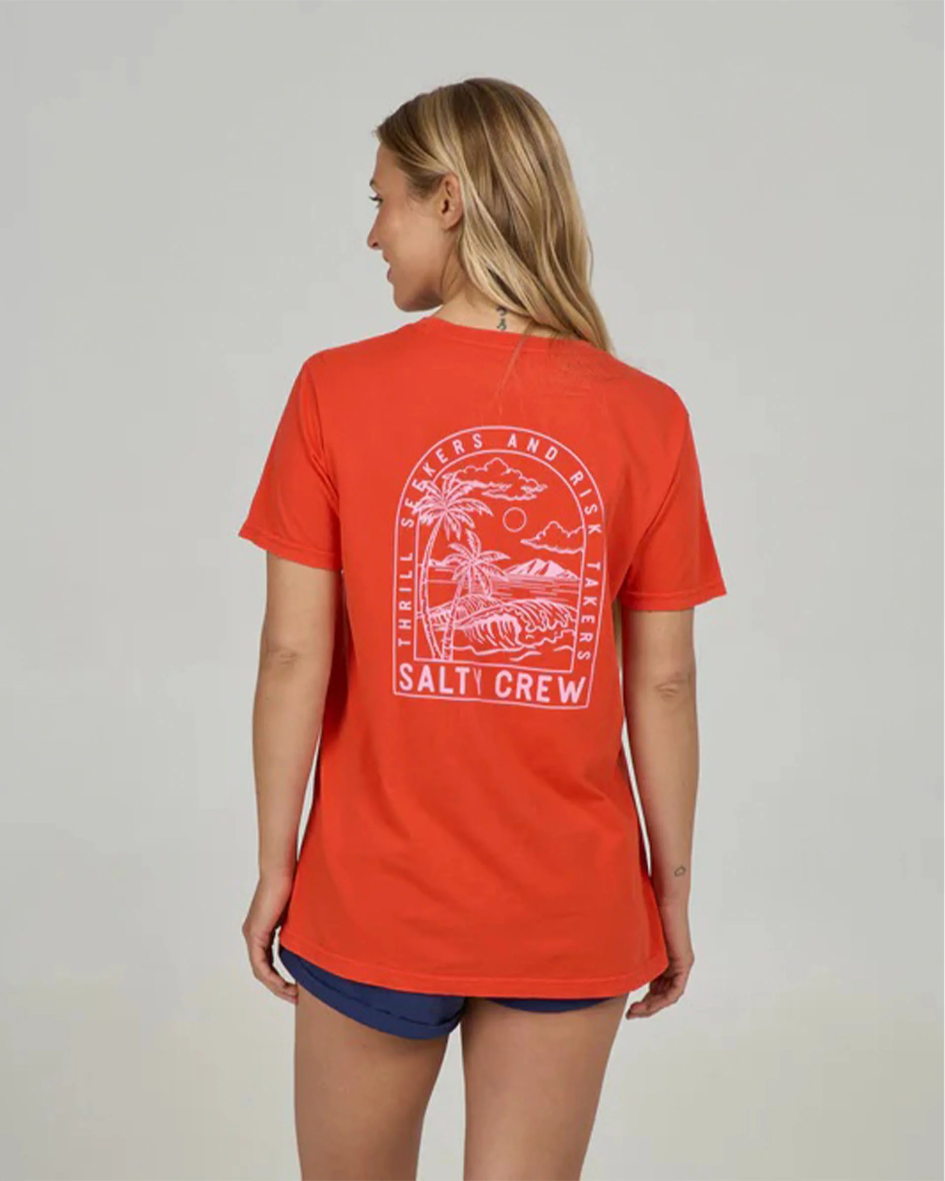 Archway Boyfriend S/S T-Shirt - Chili Pepper