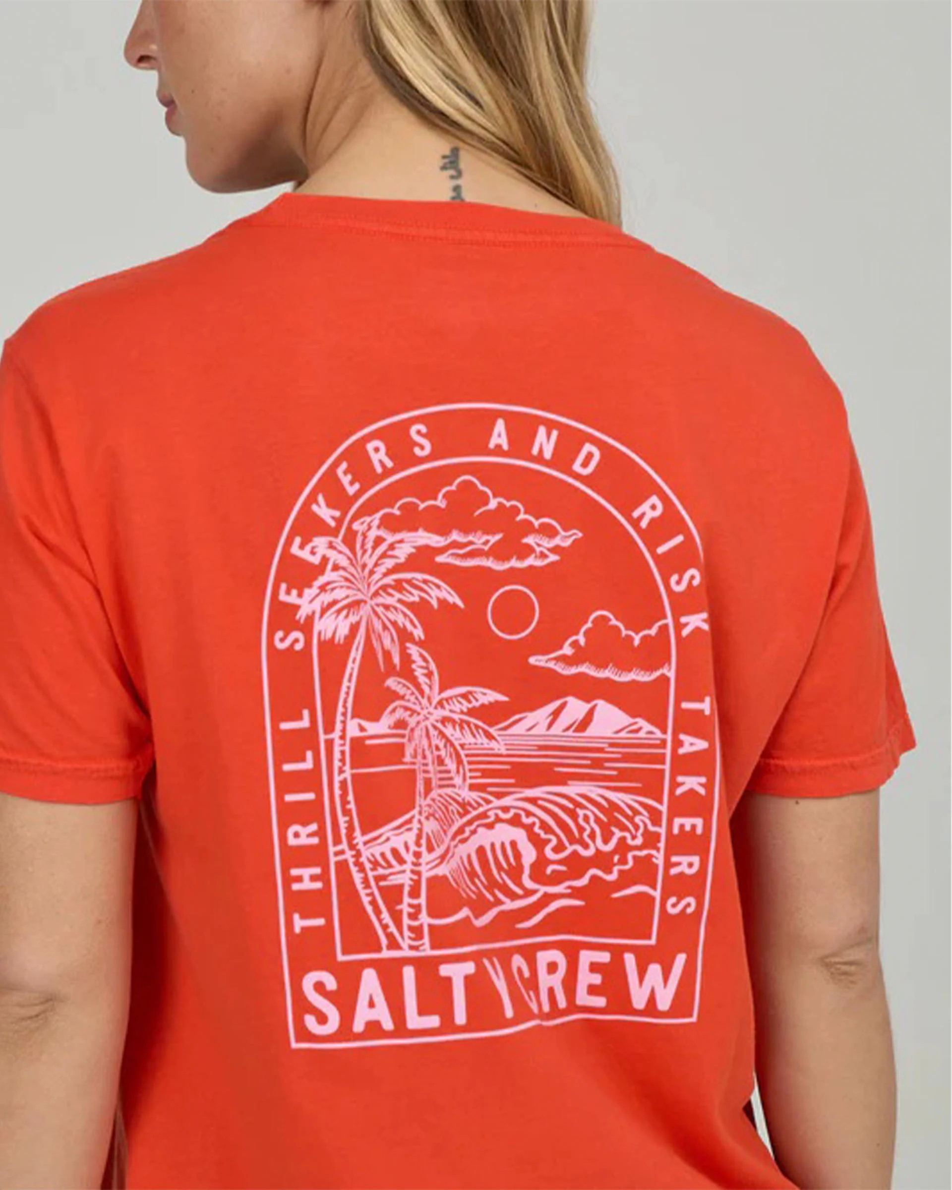 Archway Boyfriend S/S T-Shirt - Chili Pepper - Image 3