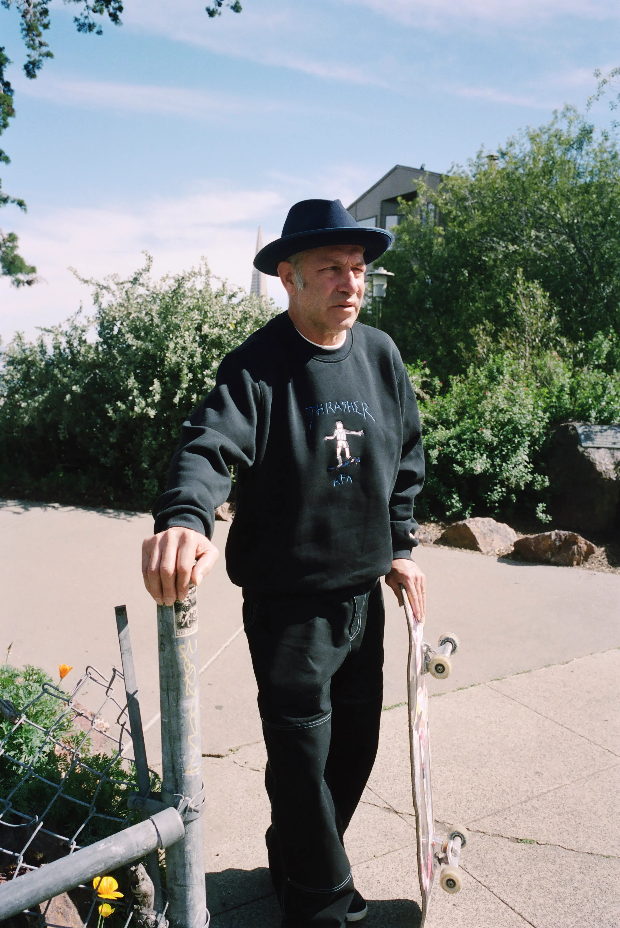 Argentina x Thrasher Crewneck Sweatshirt - Black - Image 7