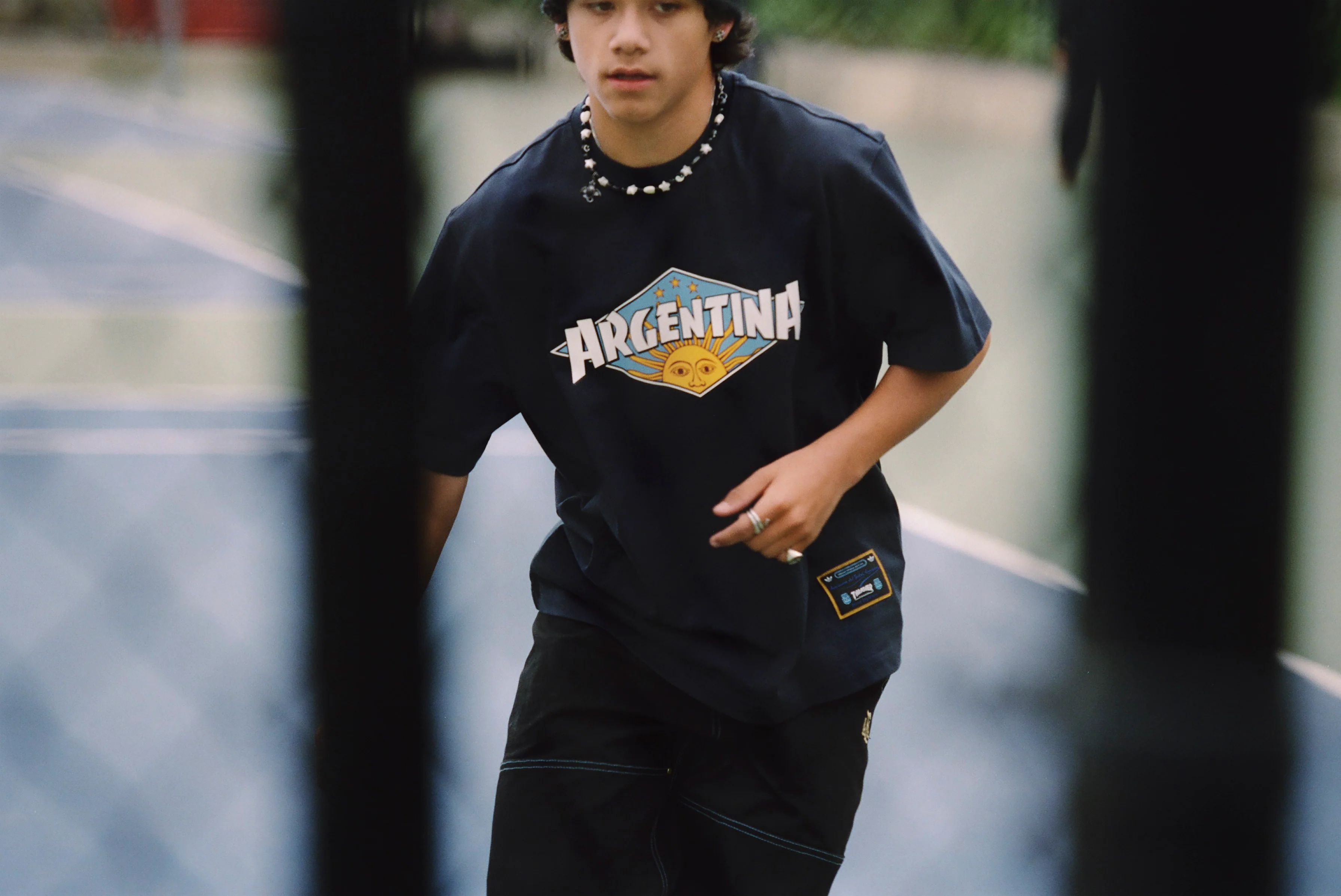 Argentina x Thrasher S/S T-Shirt - Night Navy - Image 6