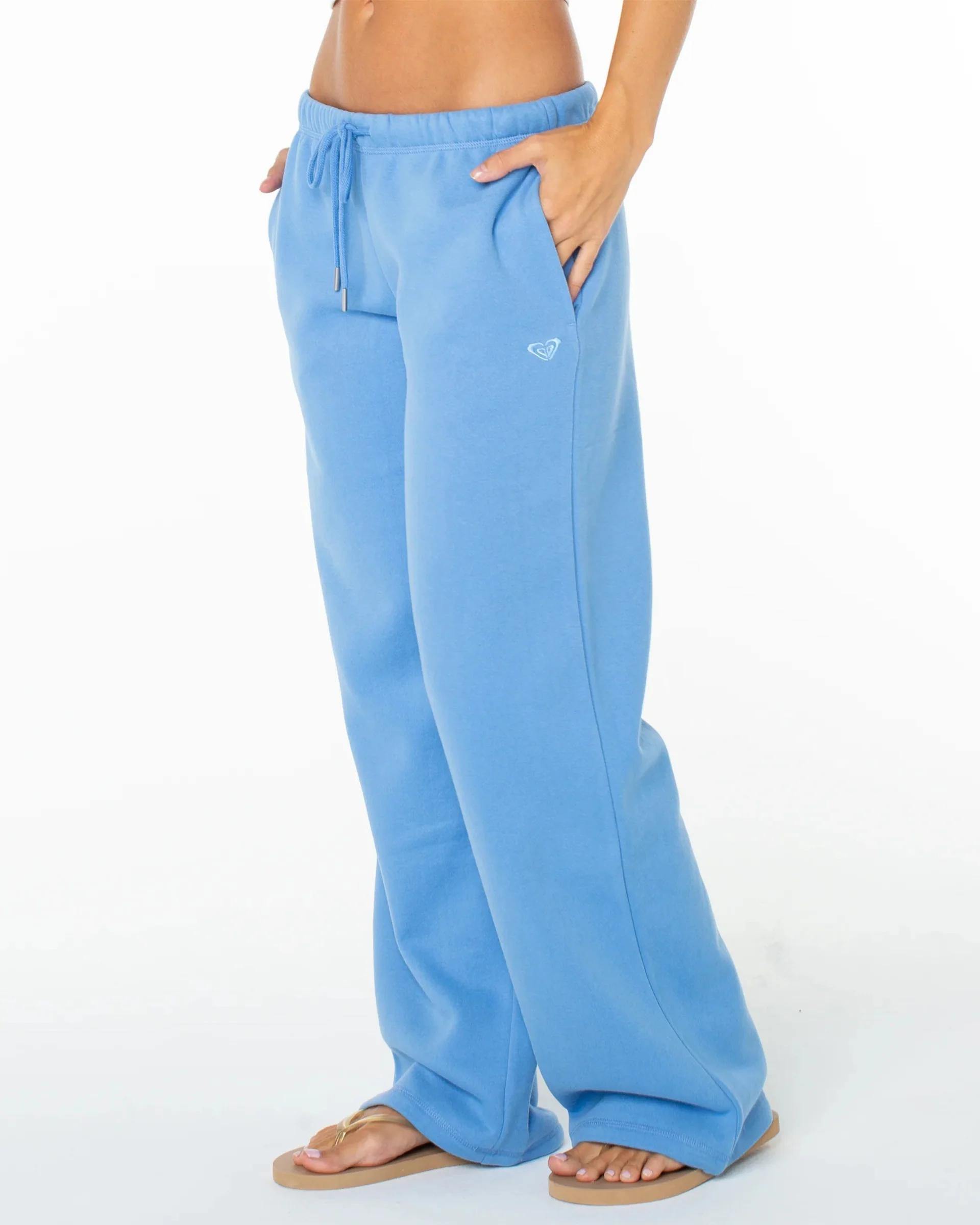 Ariel Wide Leg Pant - Silver Lake - Image 4