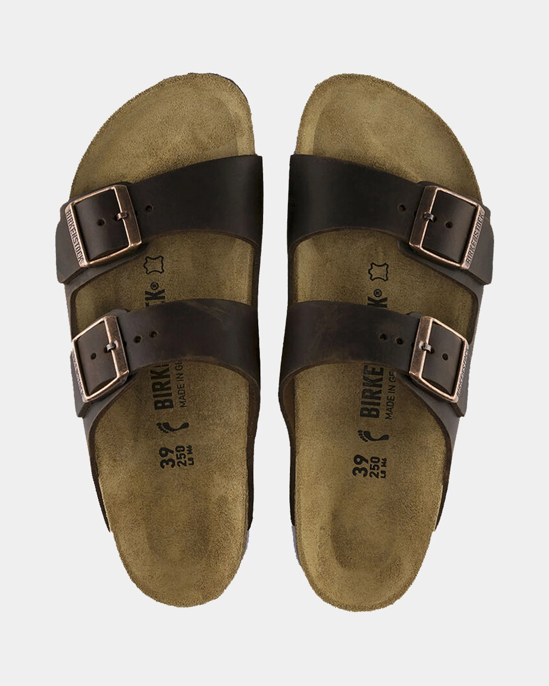 Arizona Oiled Leather Sandal (Wide) - Habana - Image 2