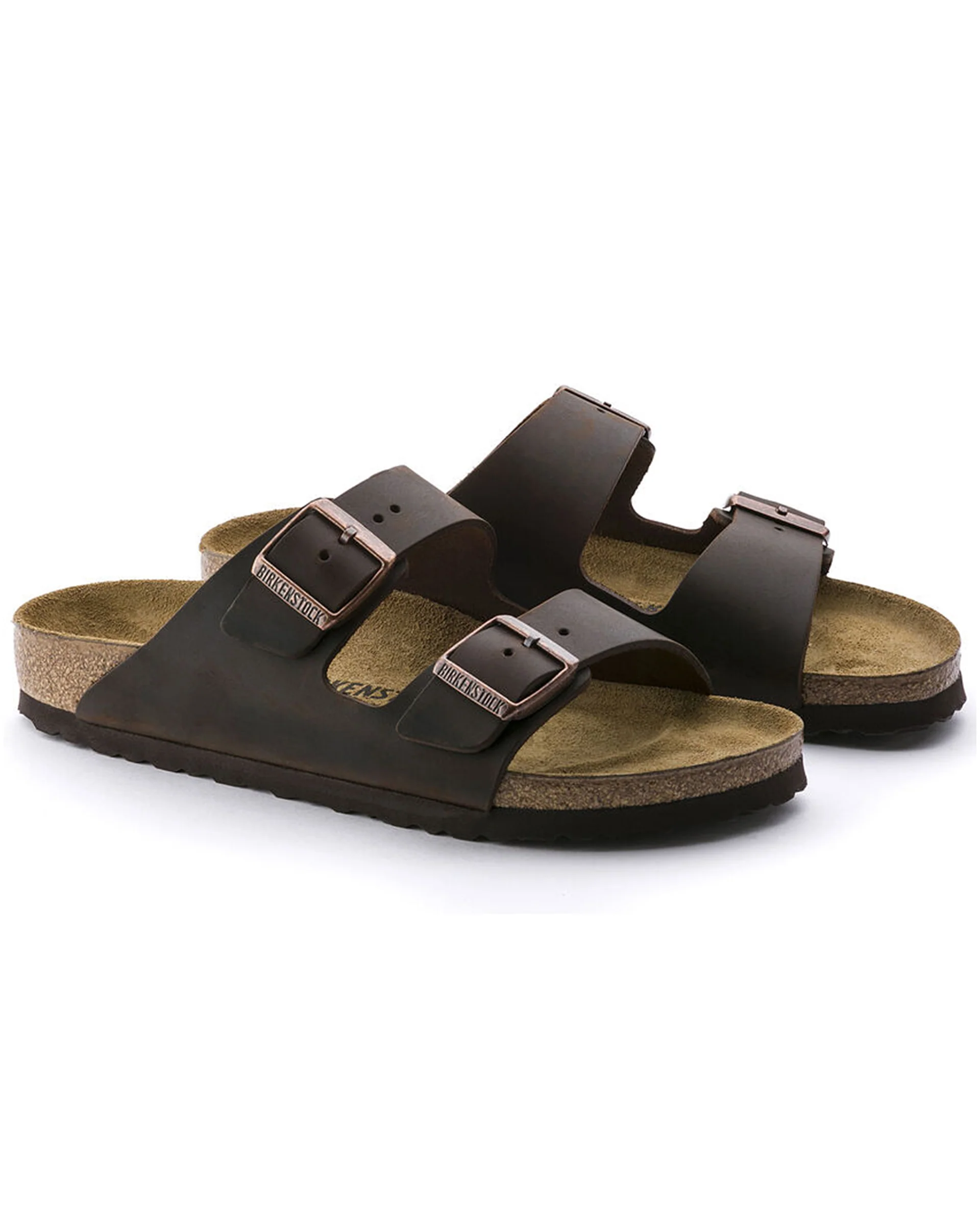 Arizona Oiled Leather Sandal (Wide) - Habana - Image 7