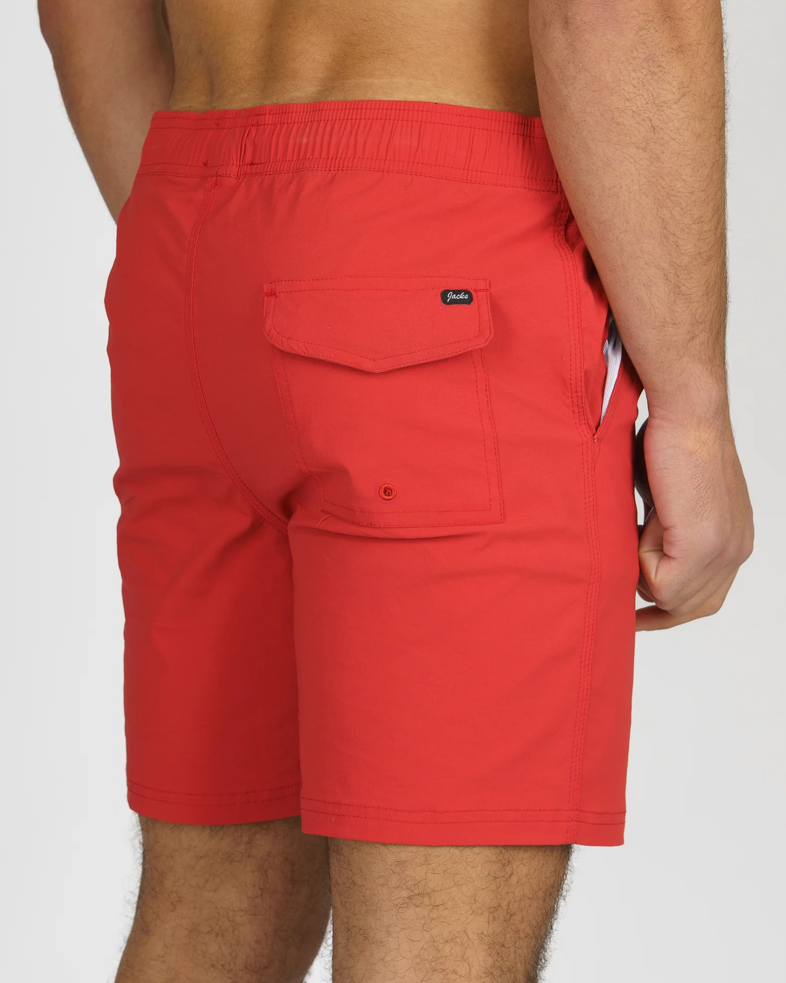 Ashton 16.5" Volley Short - Red - Image 3