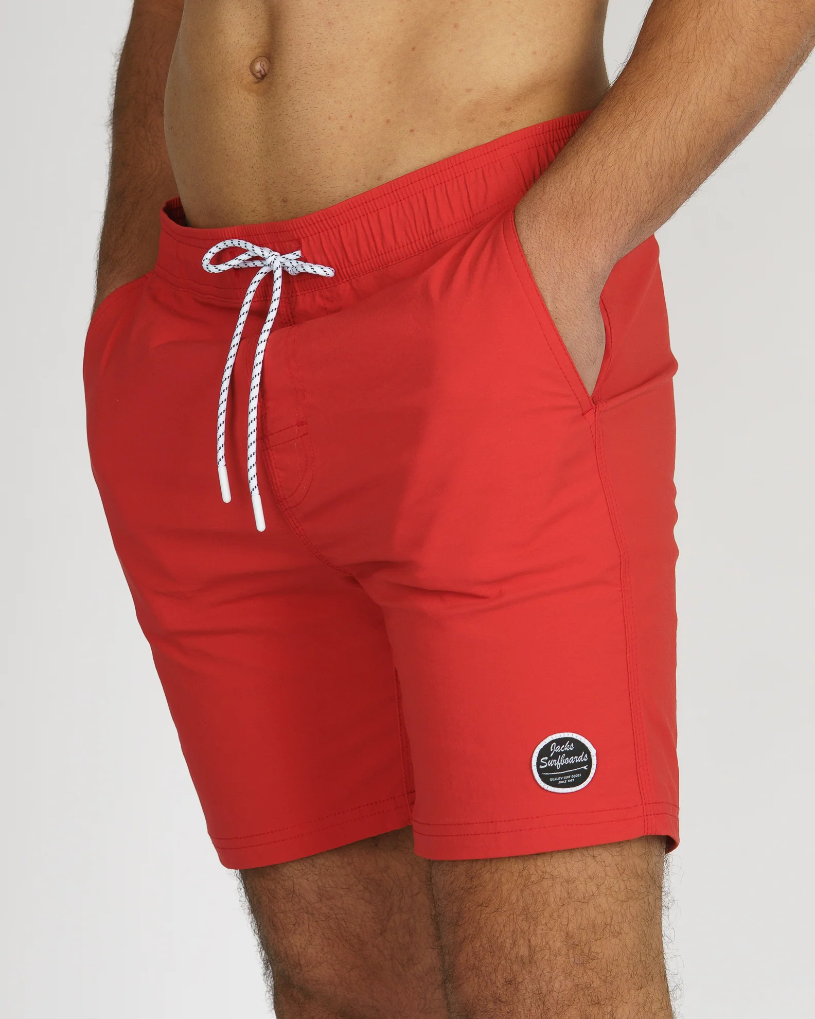 Ashton 16.5" Volley Short - Red - Image 4