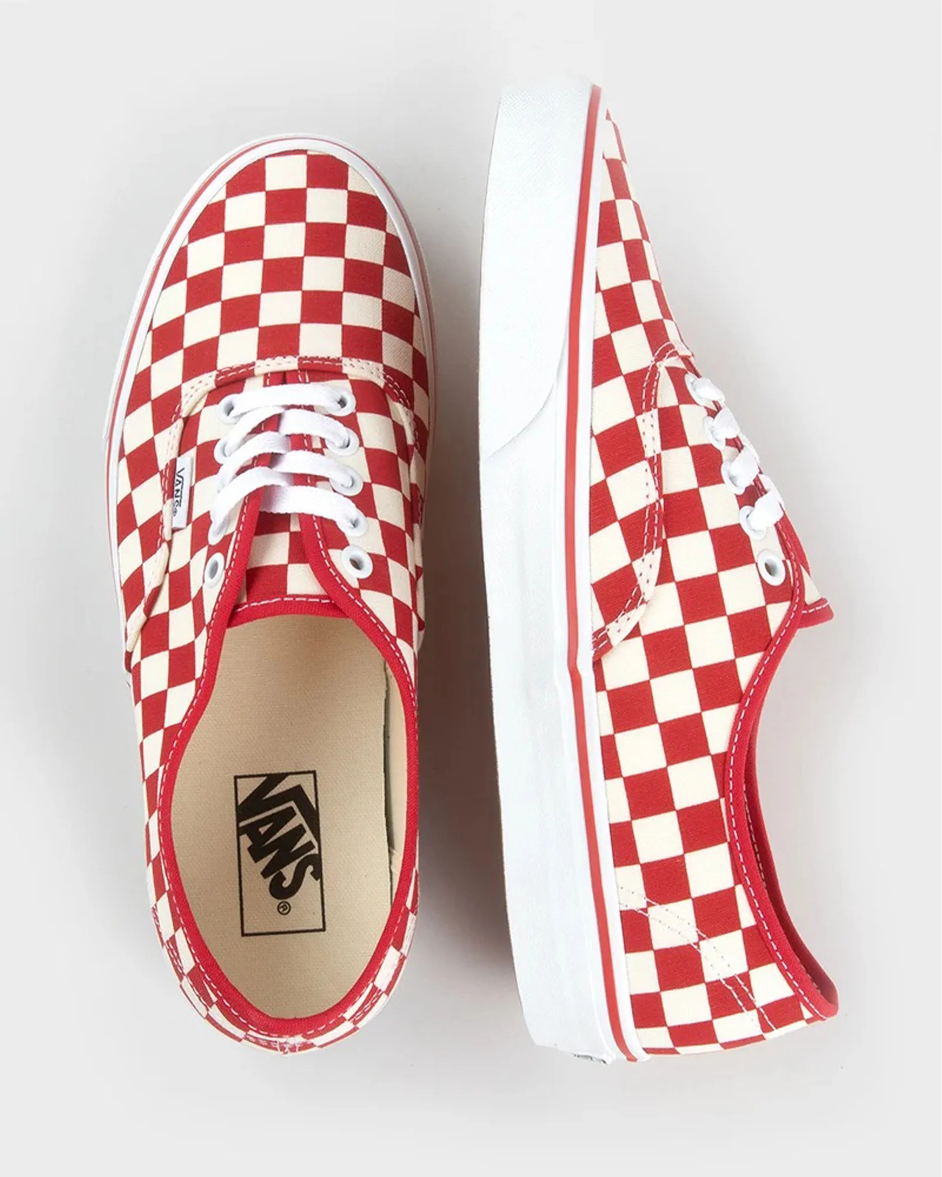 Authentic Primary Check Shoe - Racing Red/White - Image 6