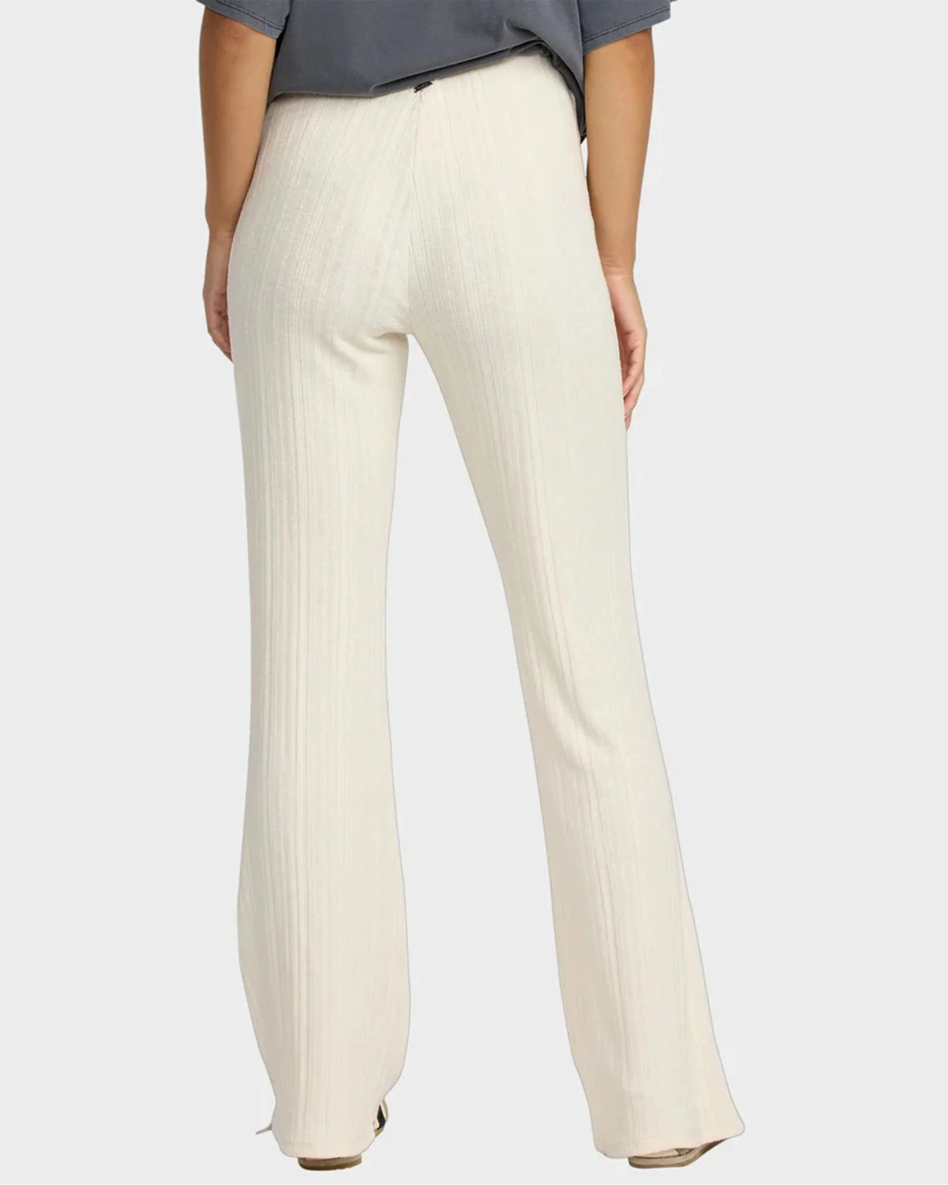Ava Elastic Waist Pants - Cloud - Image 2