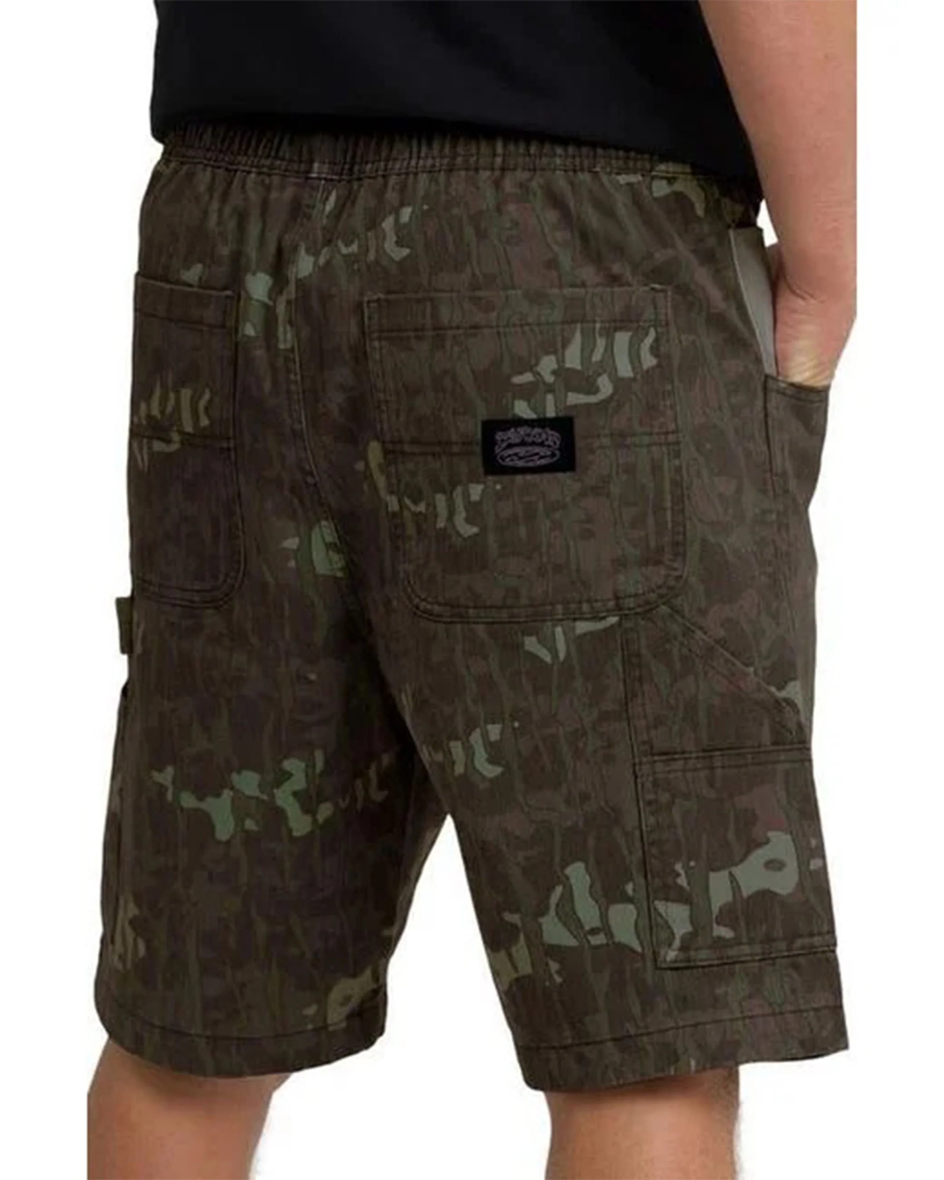 Bad Dog Elastic Shorts - Camo - Image 4