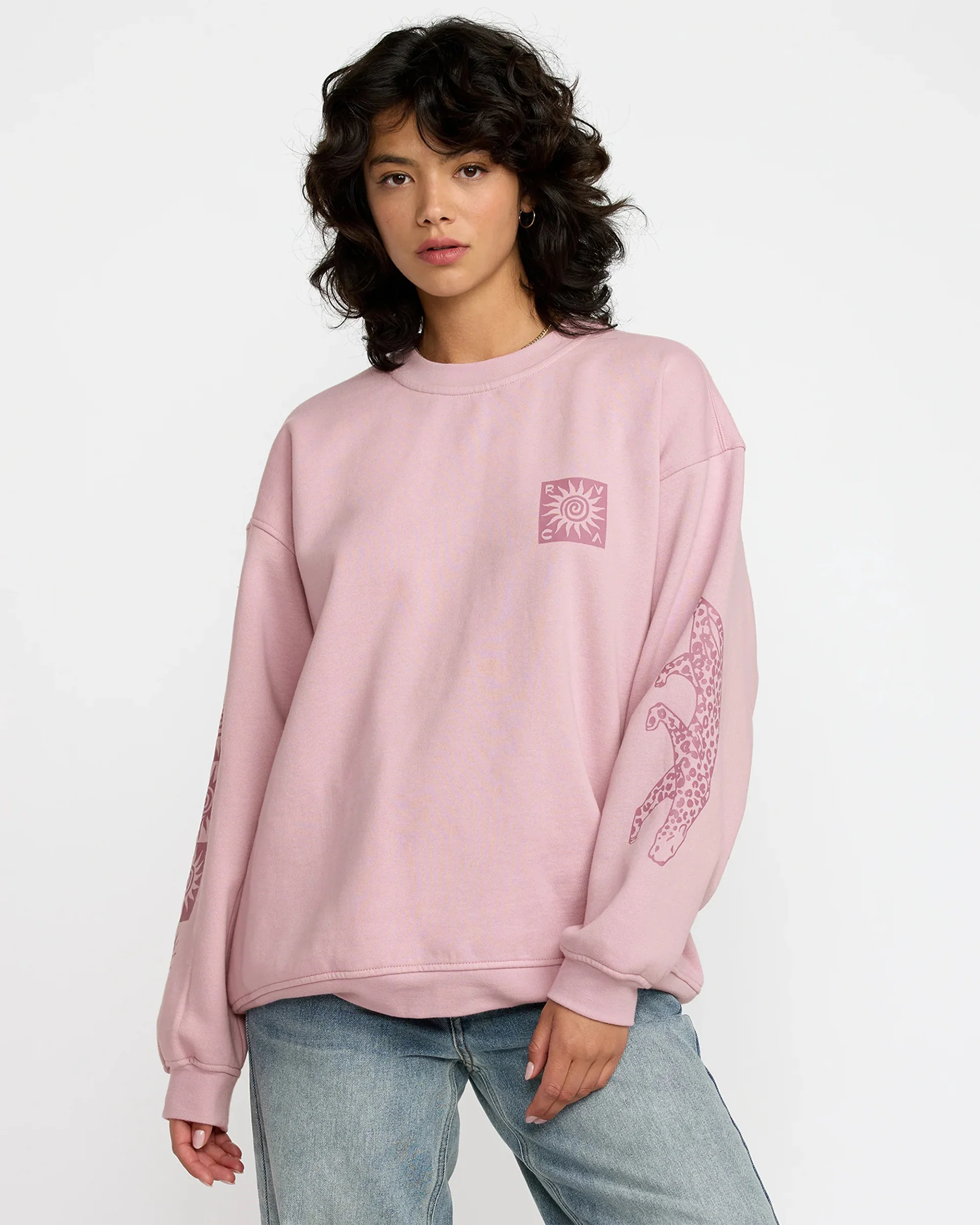 Baggie Boyfriend Crew - Lush LIlac - Image 3