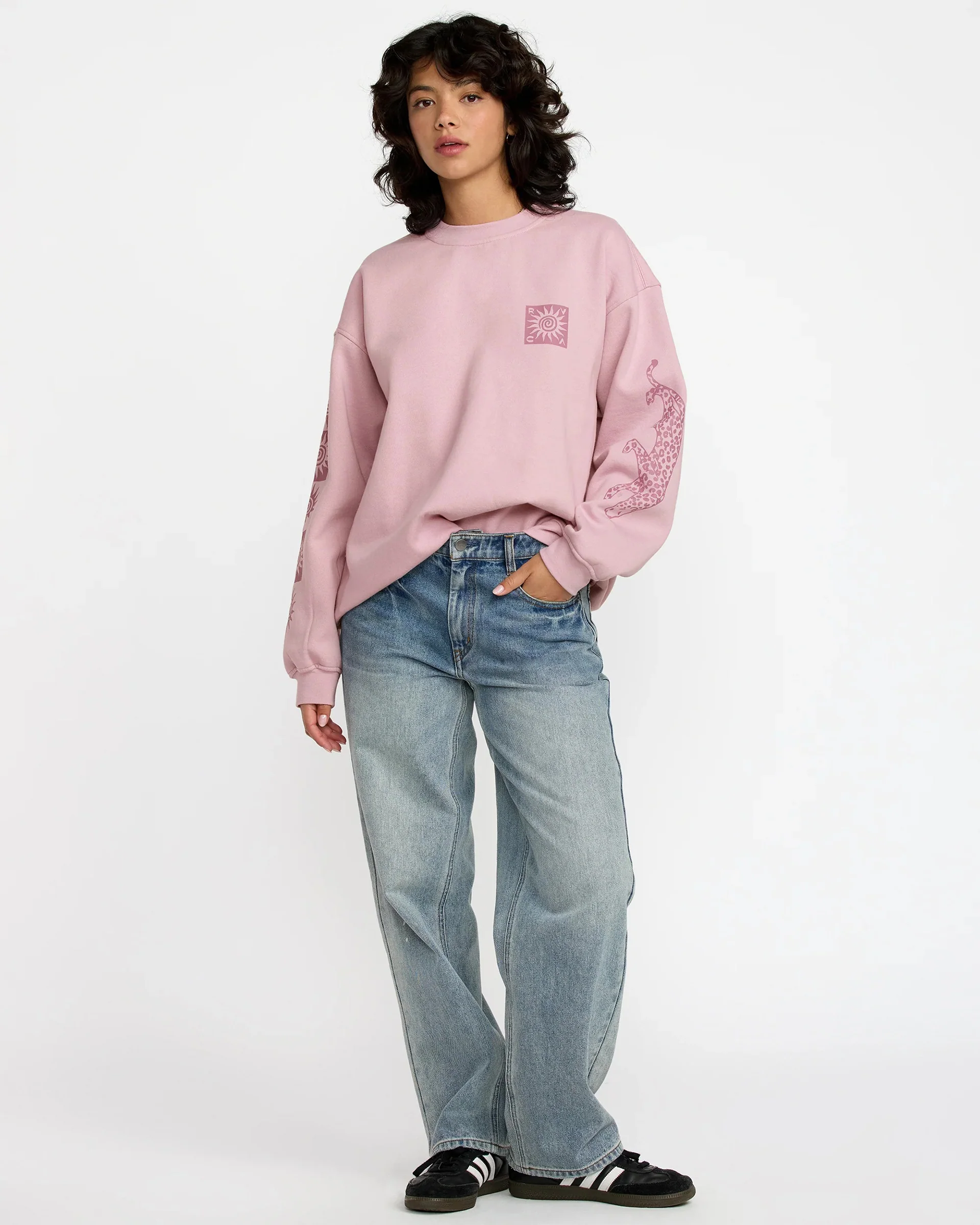Baggie Boyfriend Crew - Lush LIlac - Image 5