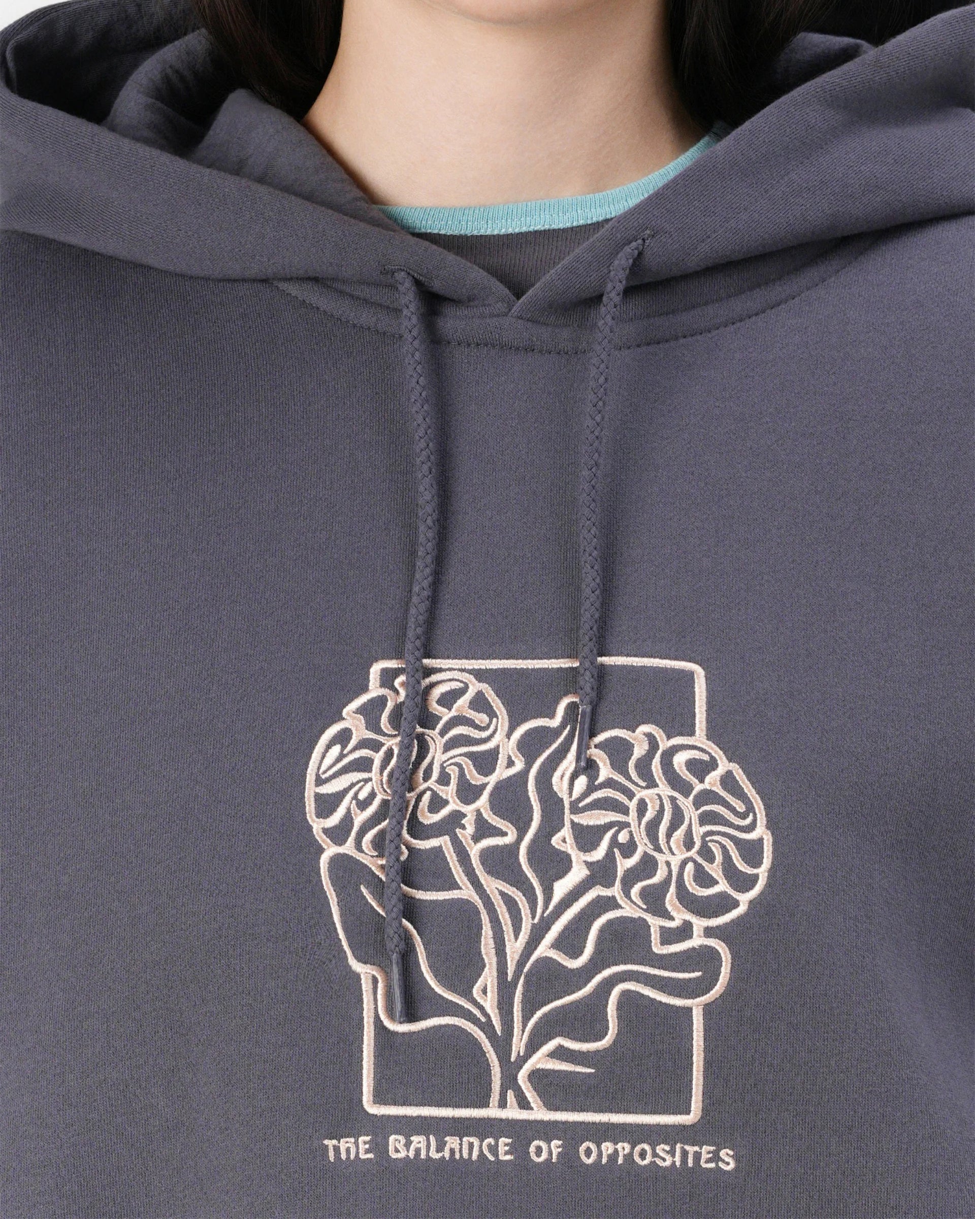Baggie Boyfriend P/O Hoodie - Gravel - Image 6